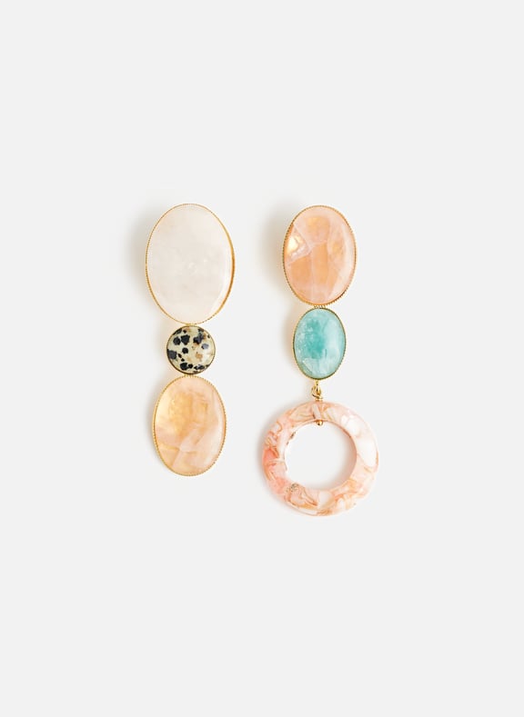 Boucles d'oreille dépareillées DESTREE Boucles d'oreille dépareillées DESTREE