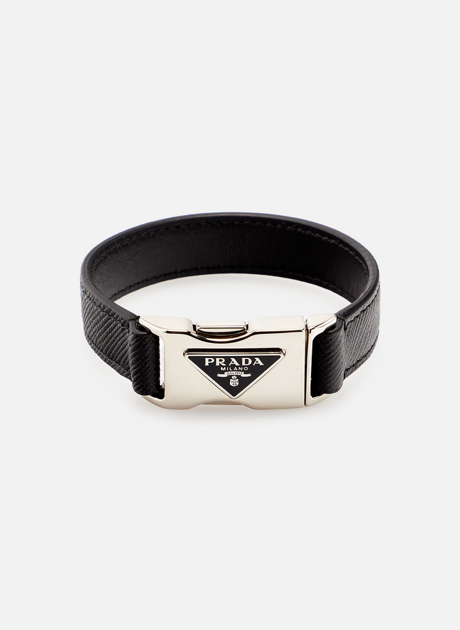 Saffiano leather bracelet PRADA