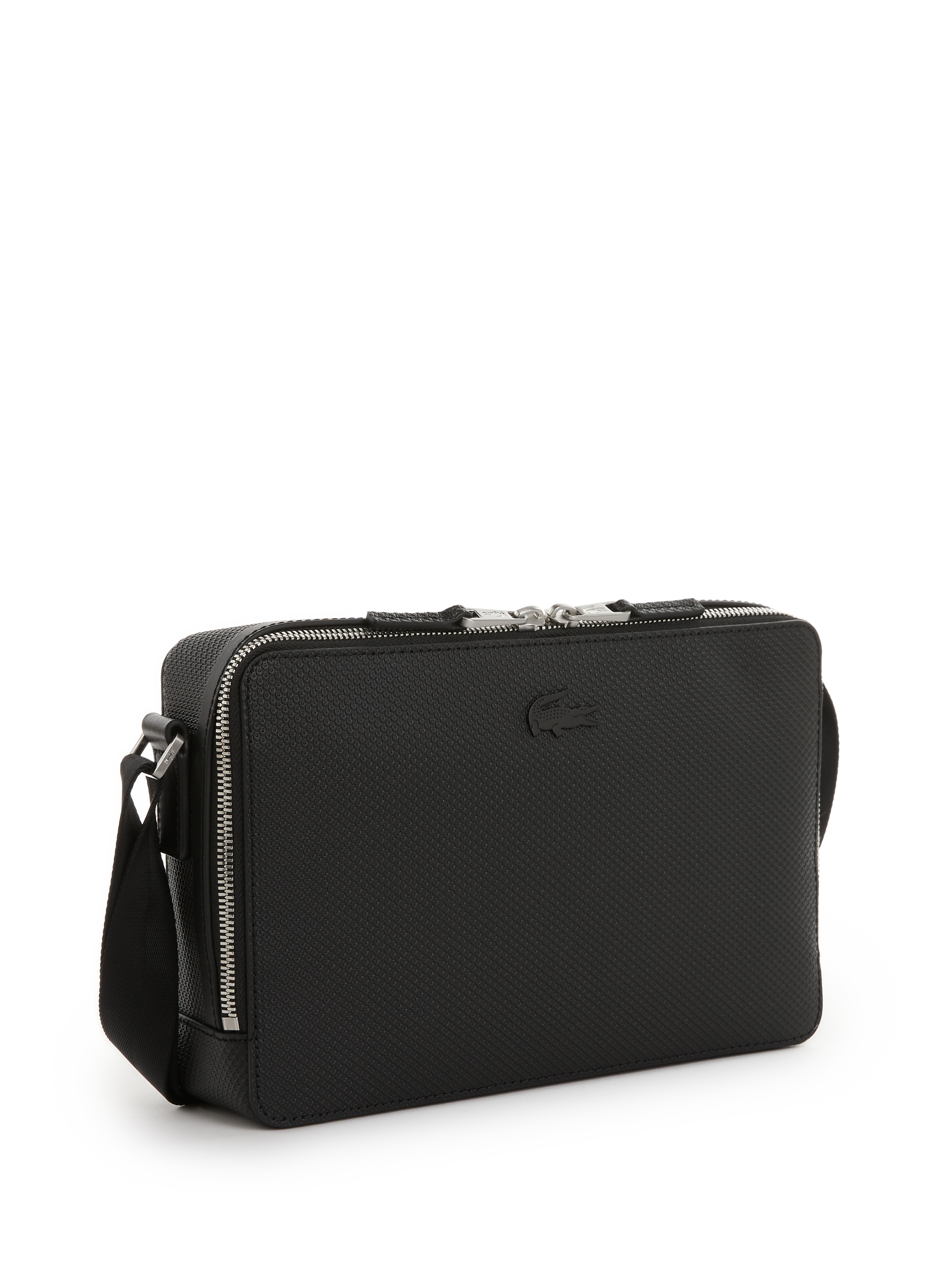 LEATHER SHOULDER BAG LACOSTE for MEN