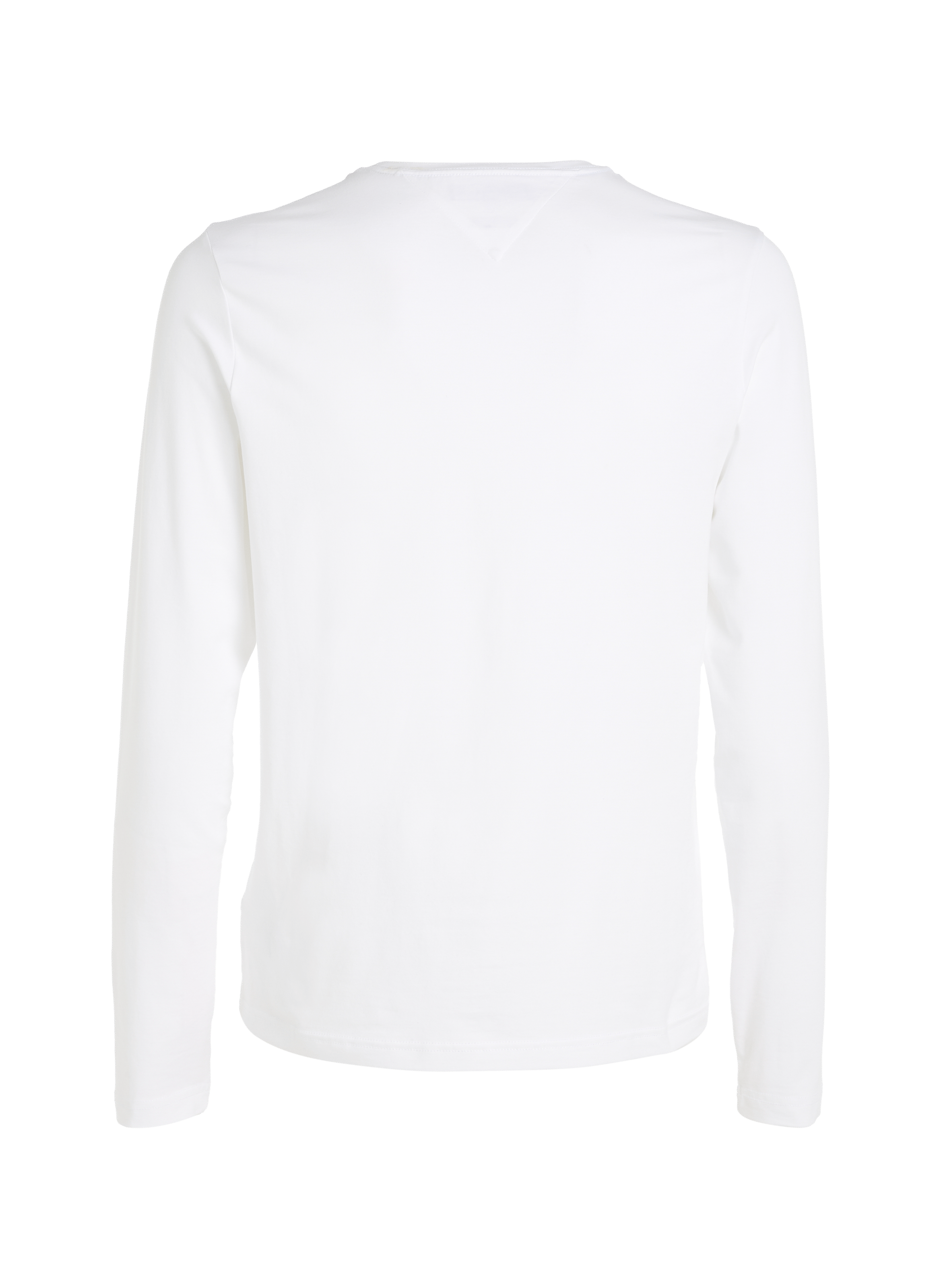 Long-sleeved cotton T-shirt TOMMY HILFIGER White