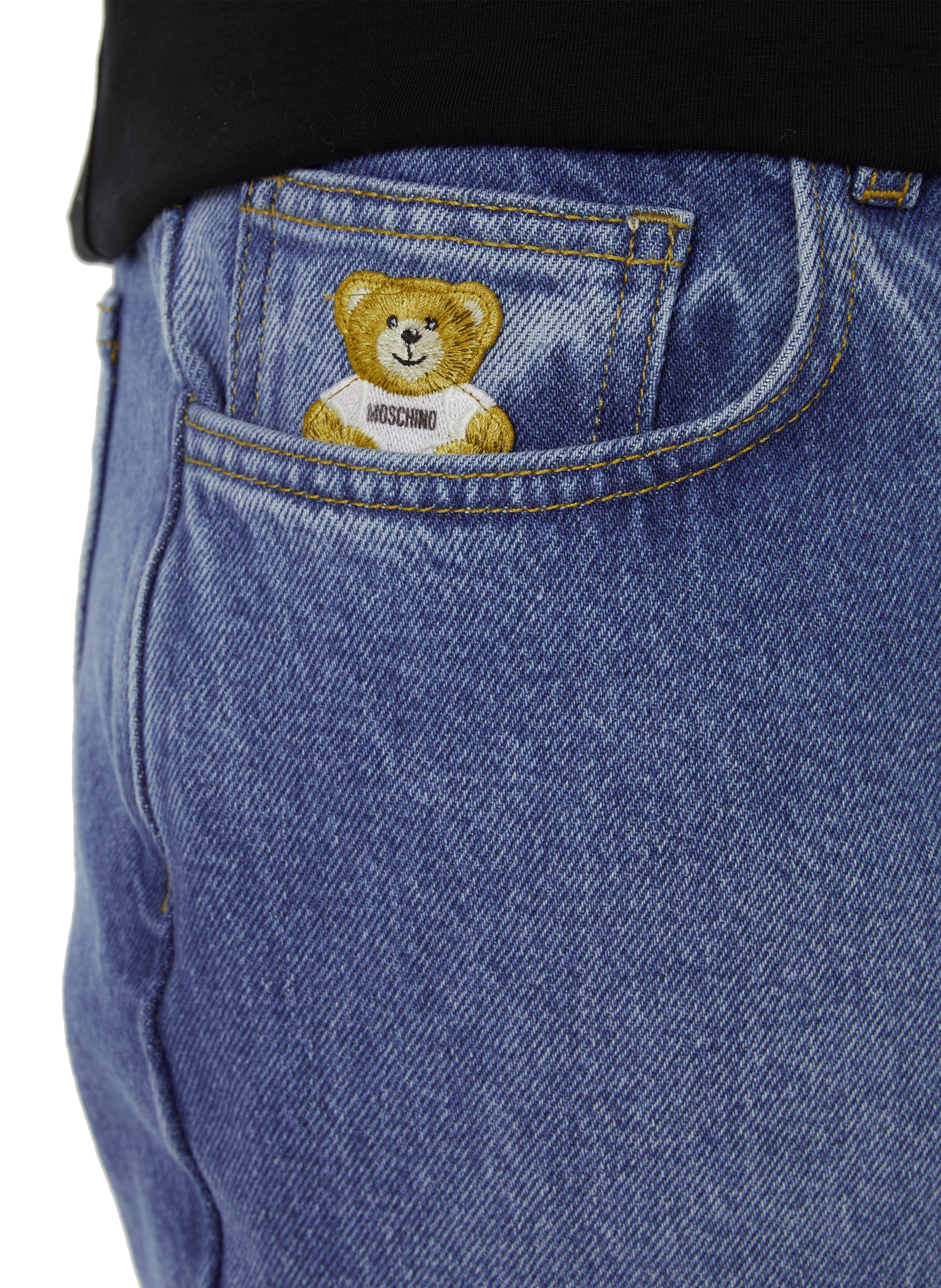 Teddy Patch jeans  MOSCHINO Blue