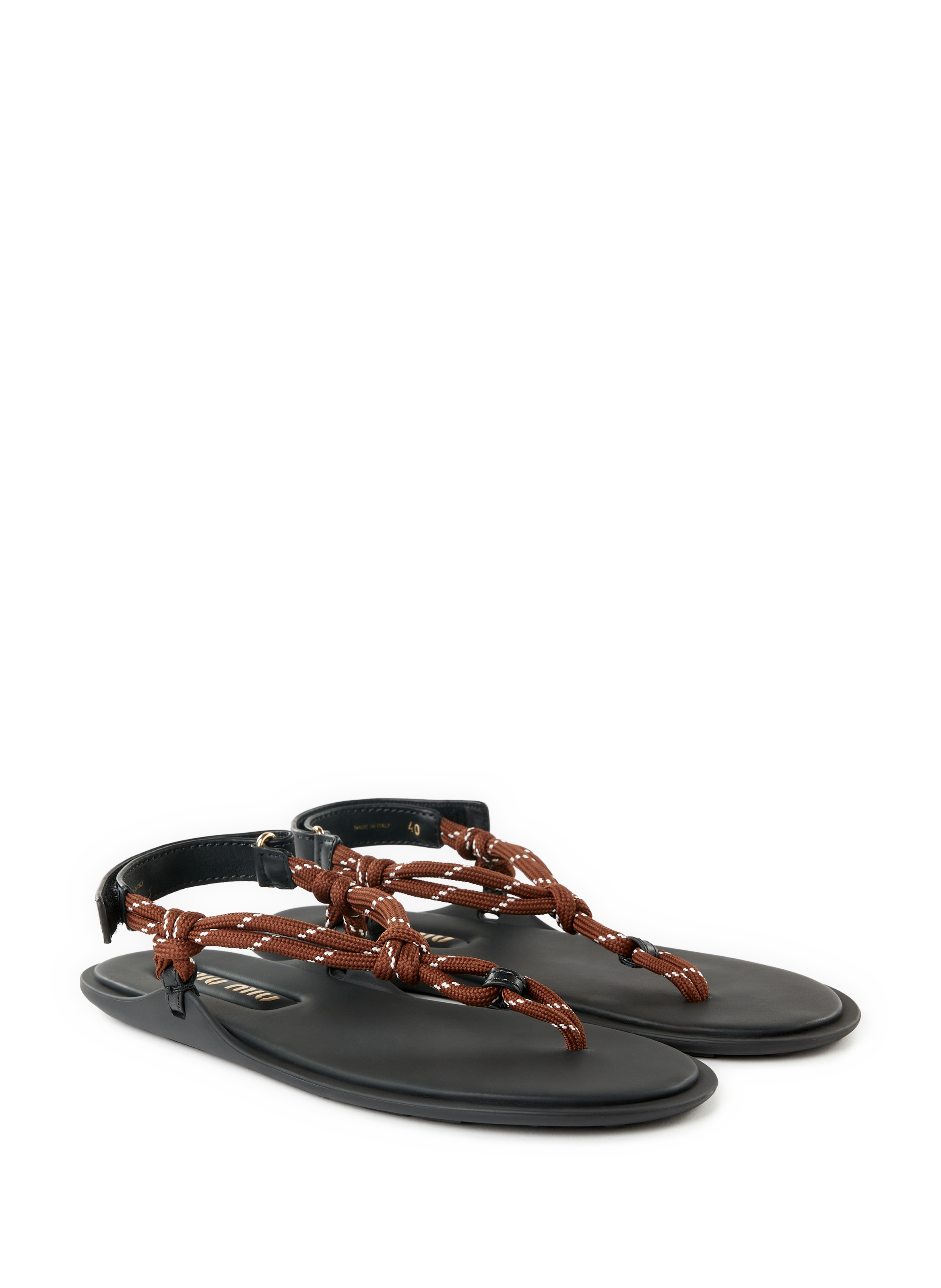 Hands Off umbrella MIU MIU Brown