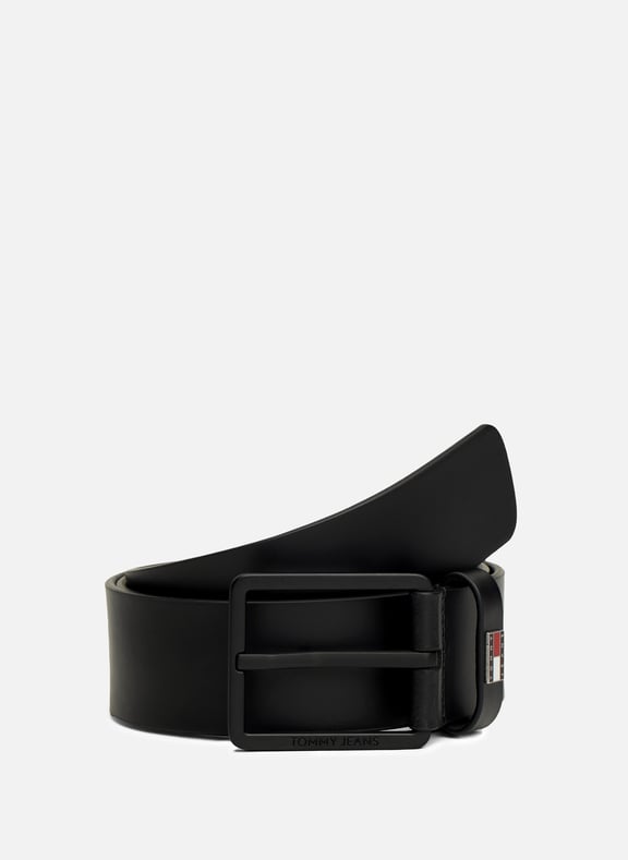 Ceinture en cuir Noir by TOMMY HILFIGER TOMMY HILFIGER Ceinture en cuir Noir