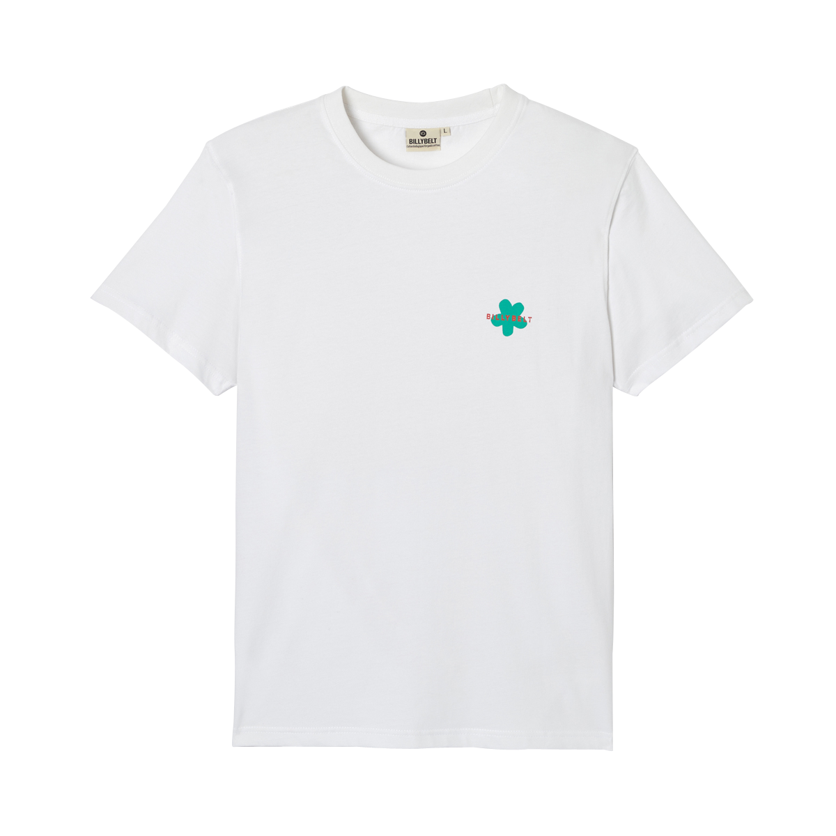 T-shirt vintage en coton biologique BILLYBELT Blanc