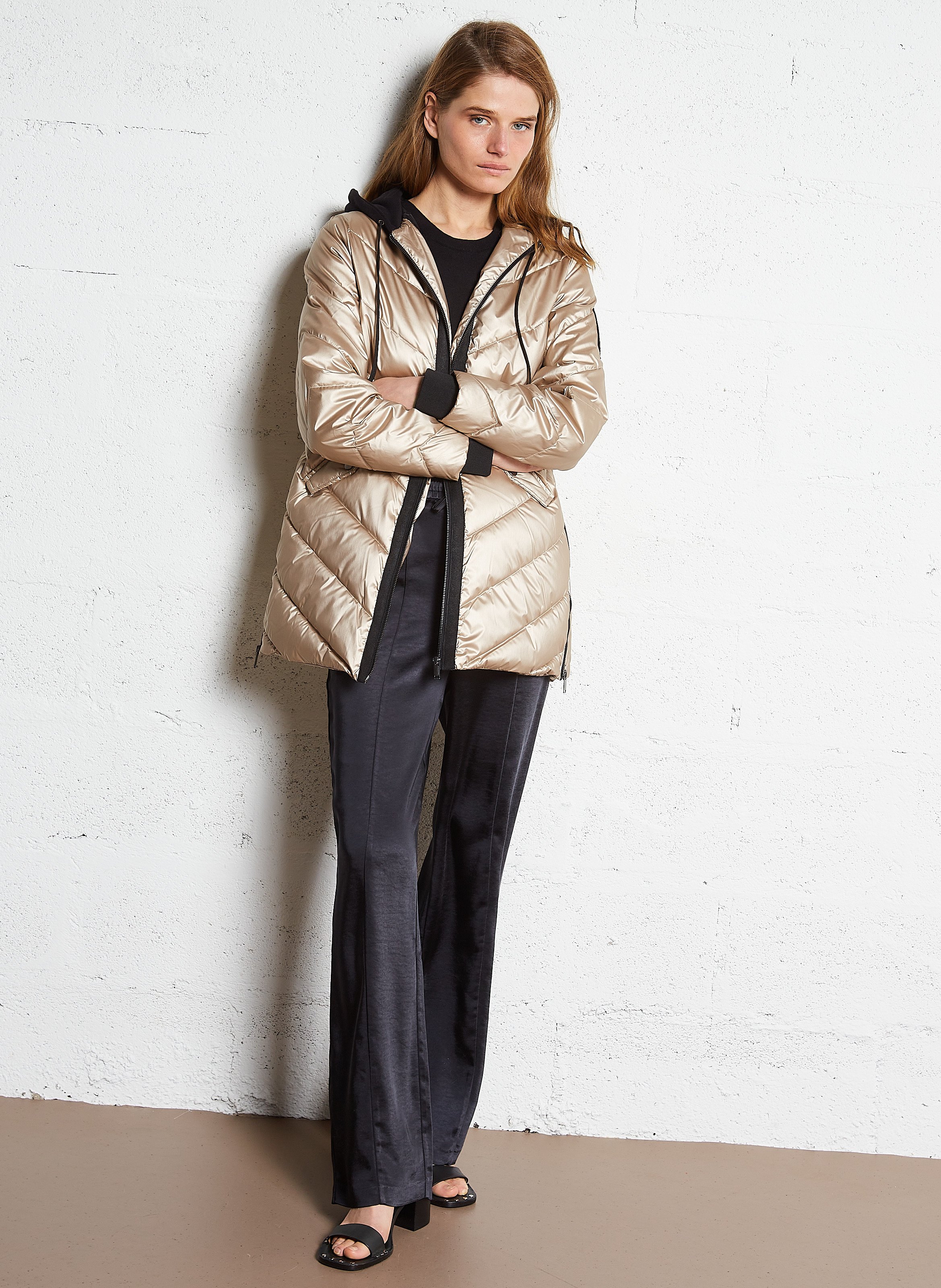 Pull sans manches à détails boutons strass IKKS Noir