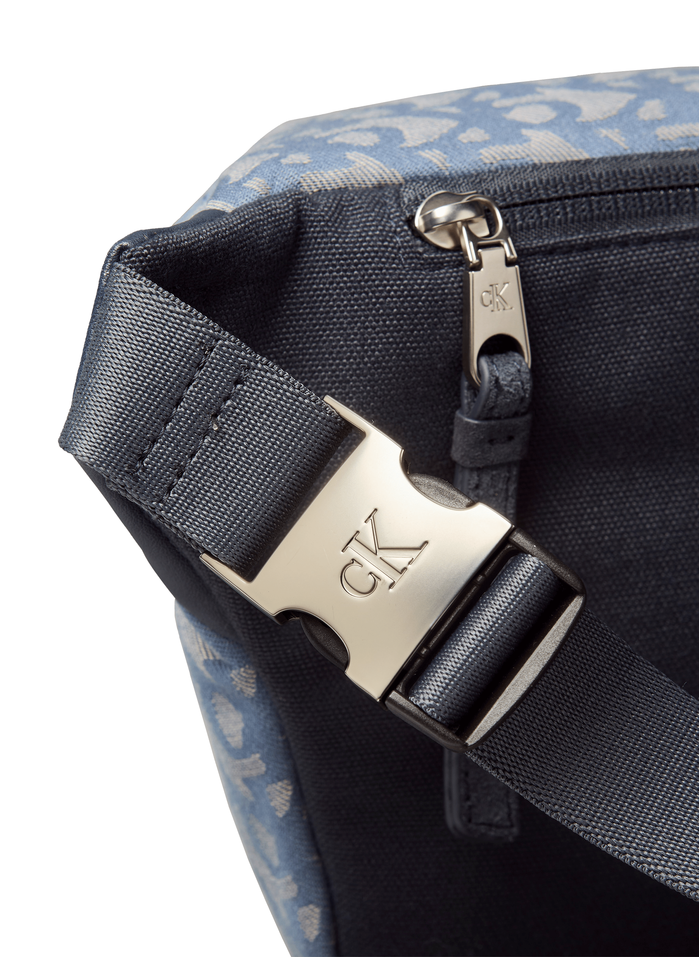 Sac banane à imprimé monogramme CALVIN KLEIN Gris