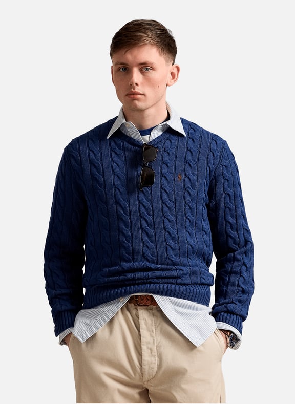 Cable knit jumper Blue by POLO RALPH LAUREN POLO RALPH LAUREN Cable knit jumper Blue