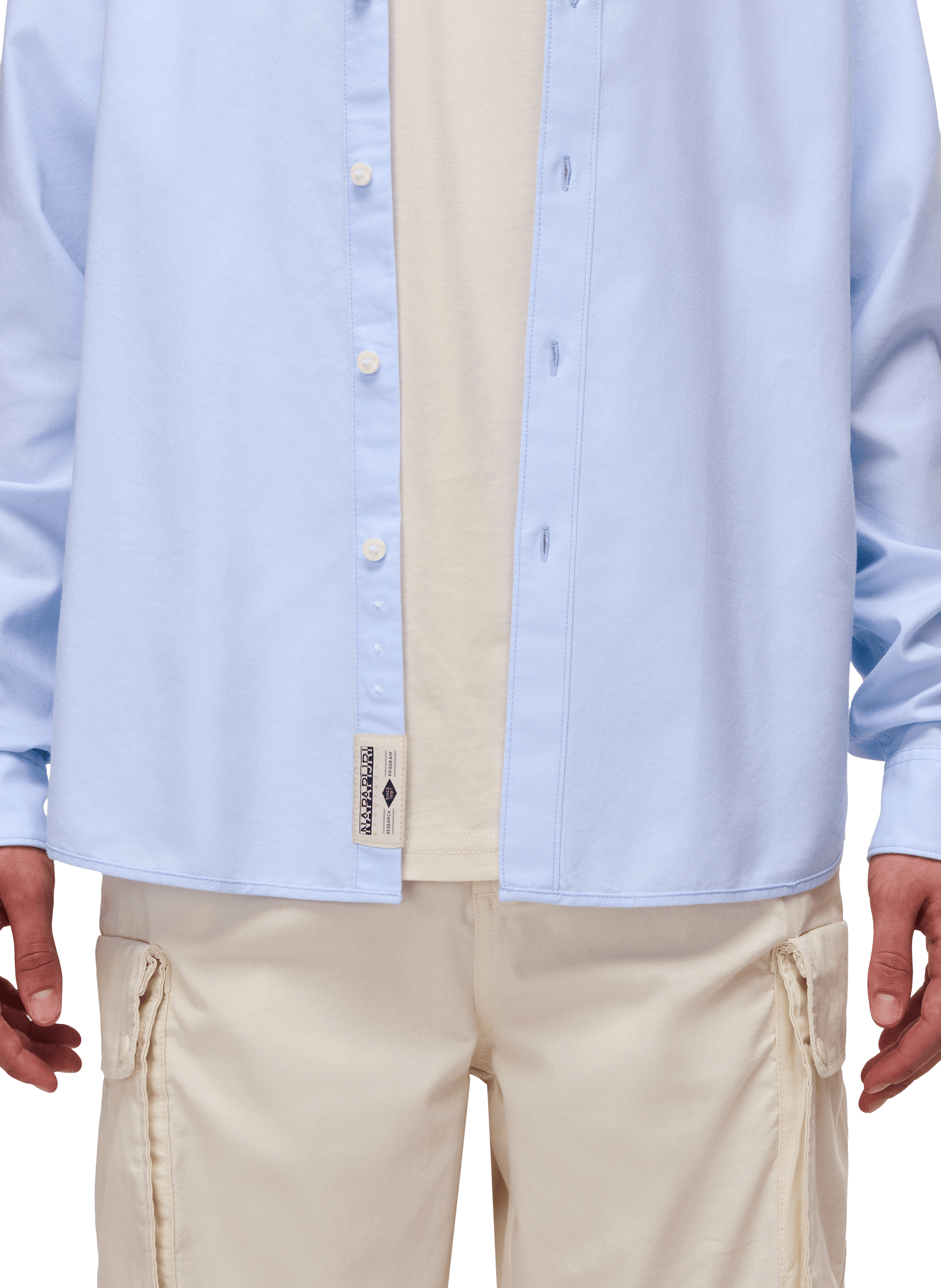 Cotton shirt NAPAPIJRI Blue