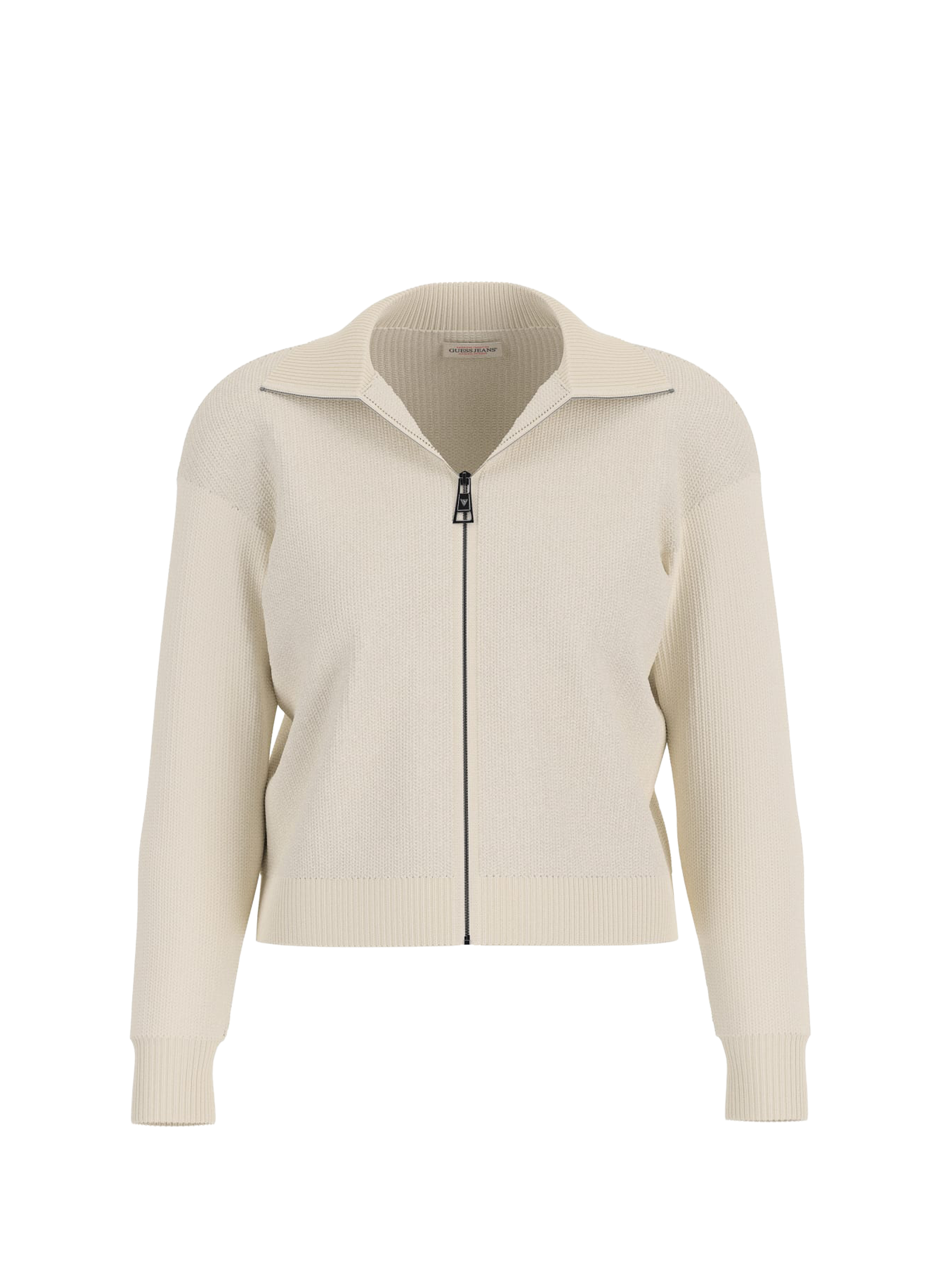 GUESS Ribbed cardigan  Beige