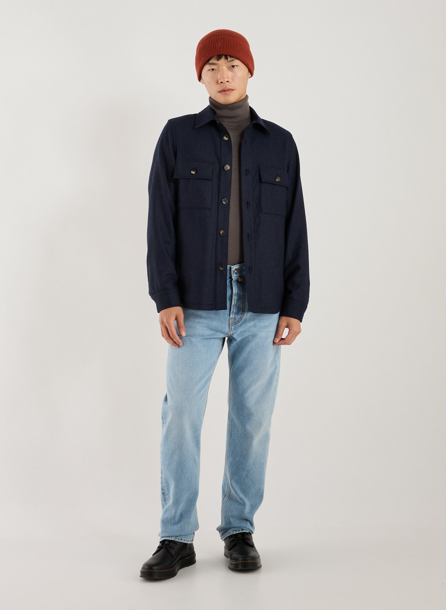 Jean slim en coton JACOB COHEN Bleu