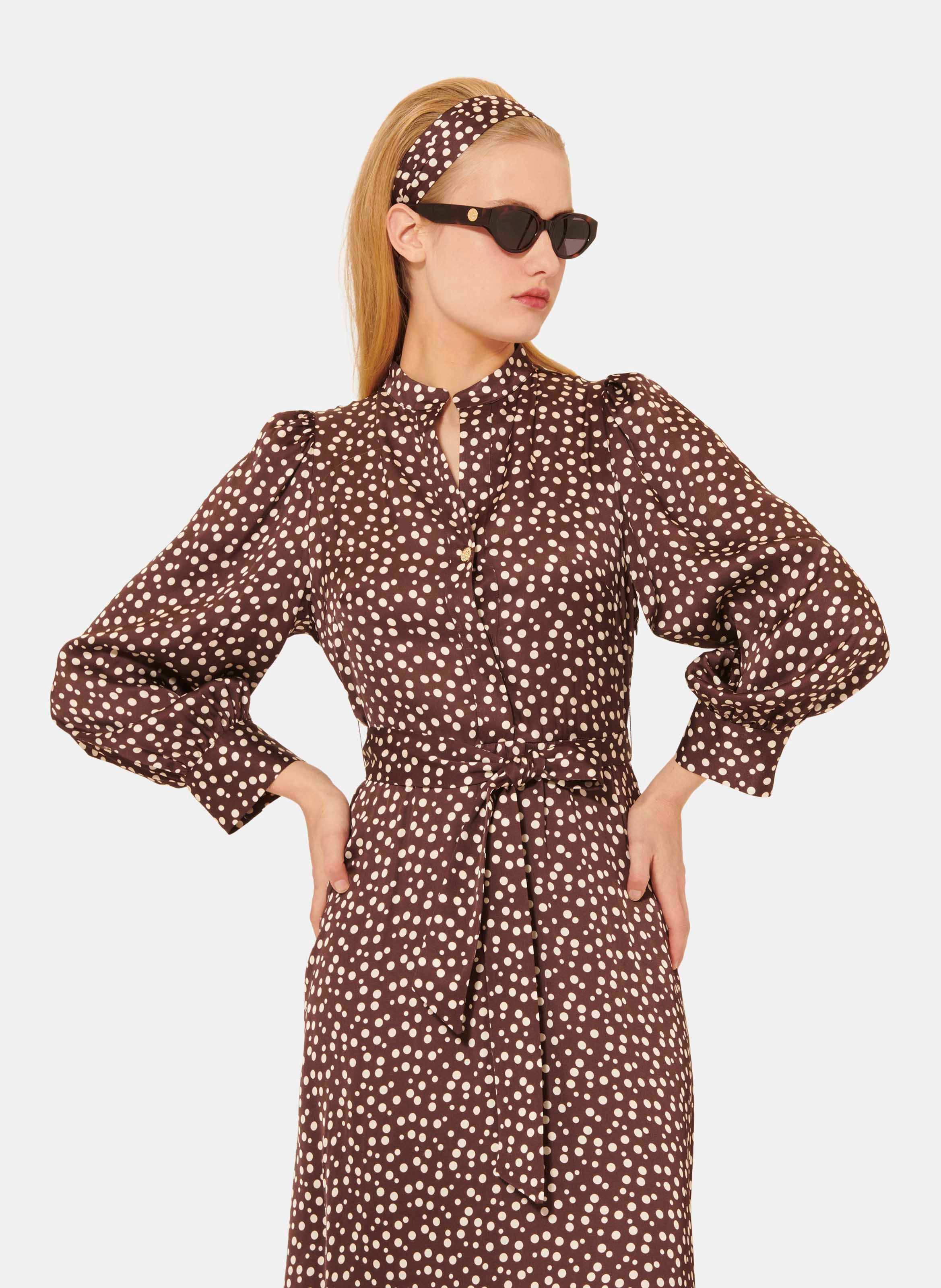 Robe rivoltina TARA JARMON Marron