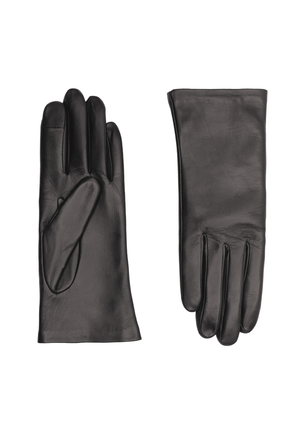 Gants inès femme cuir doublés cachemire AGNELLE Noir