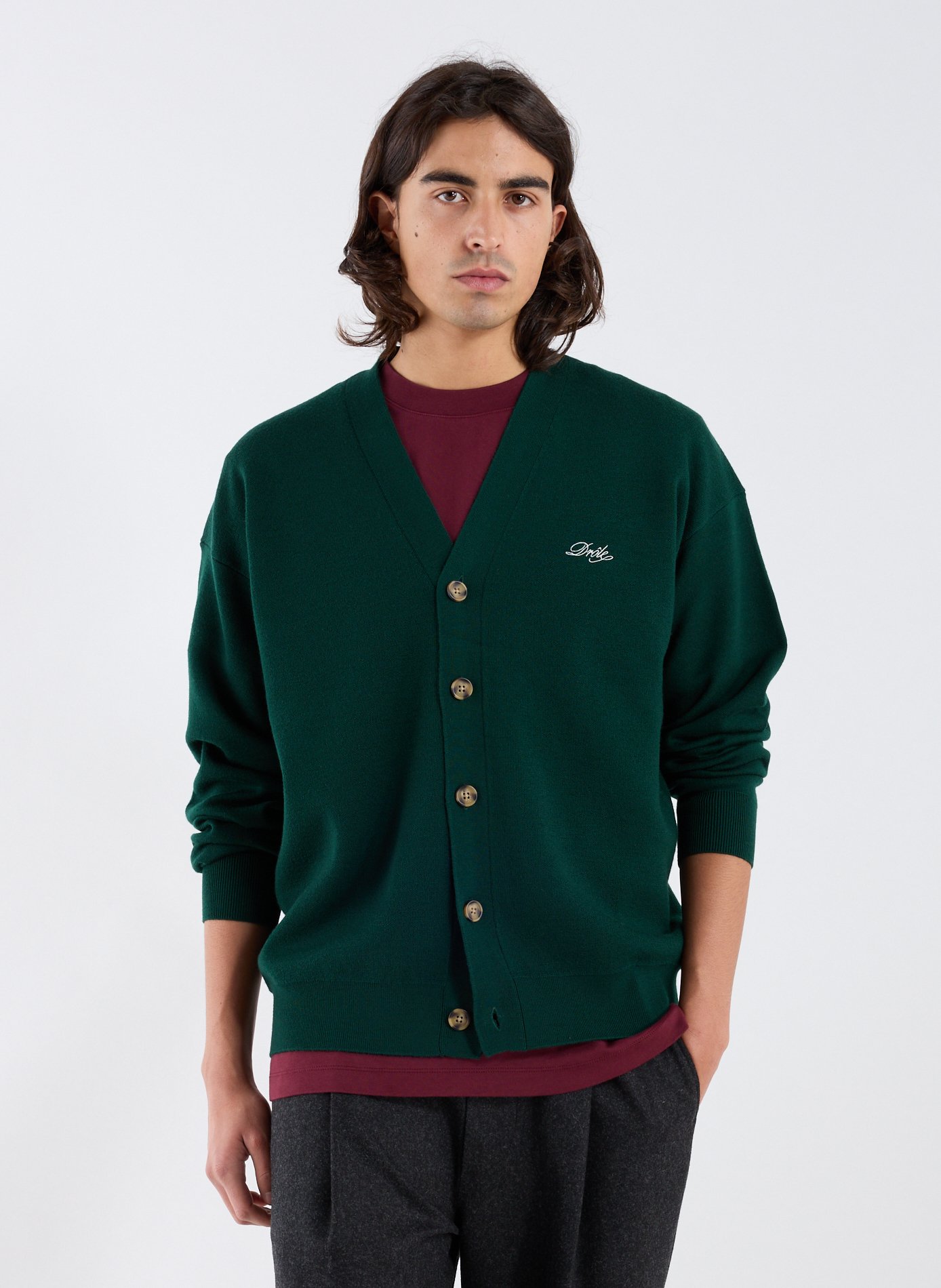 Le cardigan Drôle  DROLE DE MONSIEUR Vert