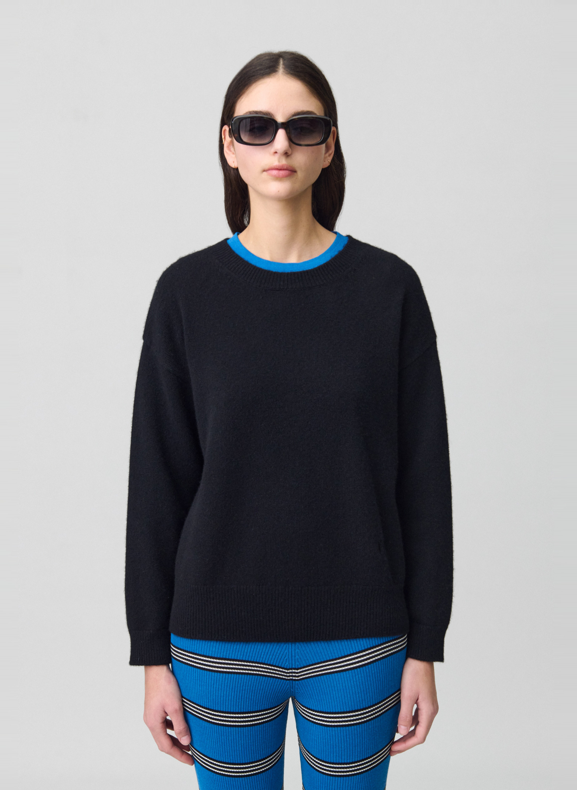 Pull col rond en cachemire CLAUDIE PIERLOT Noir