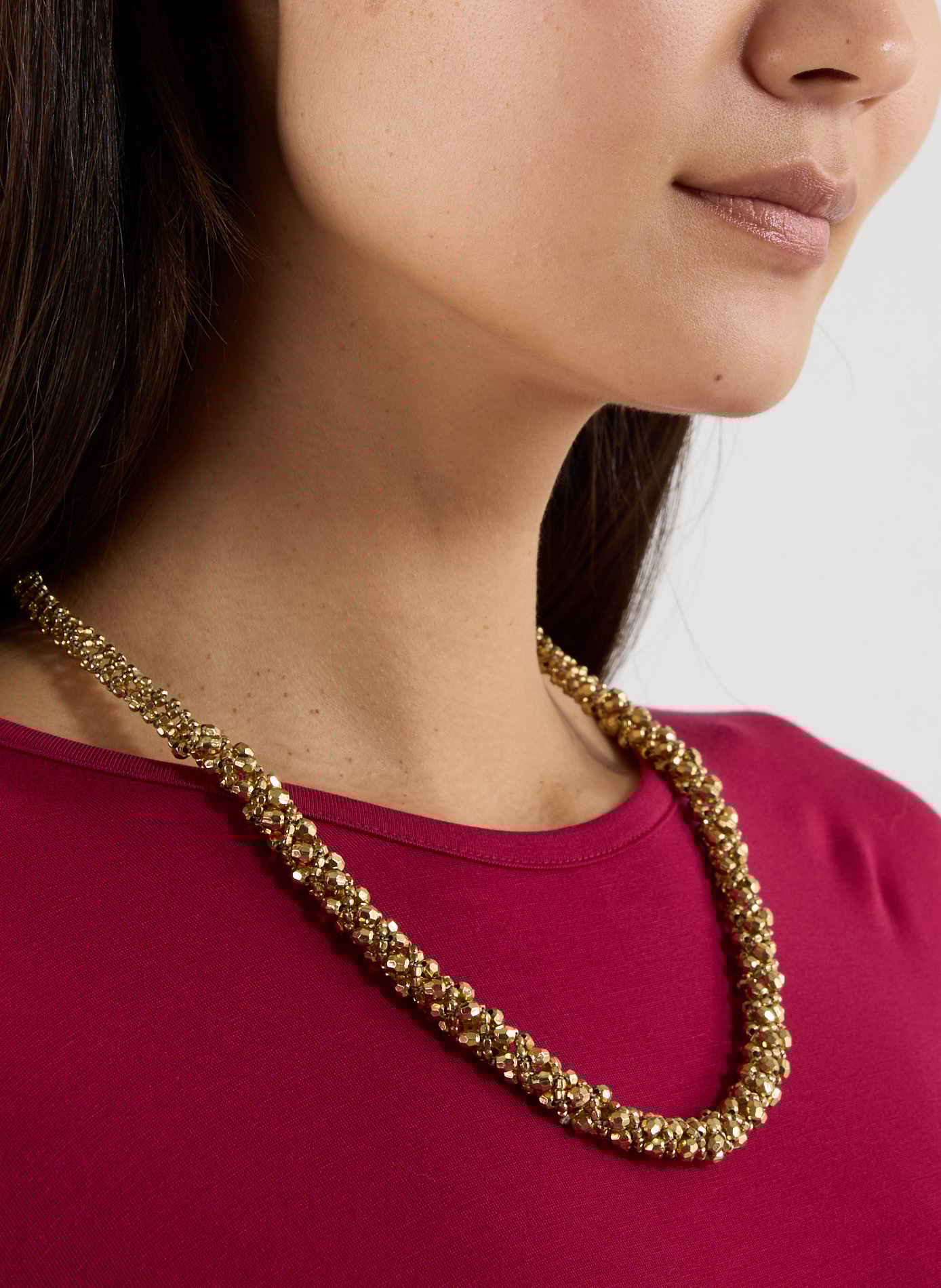 Collier tressé AU PRINTEMPS PARIS Doré