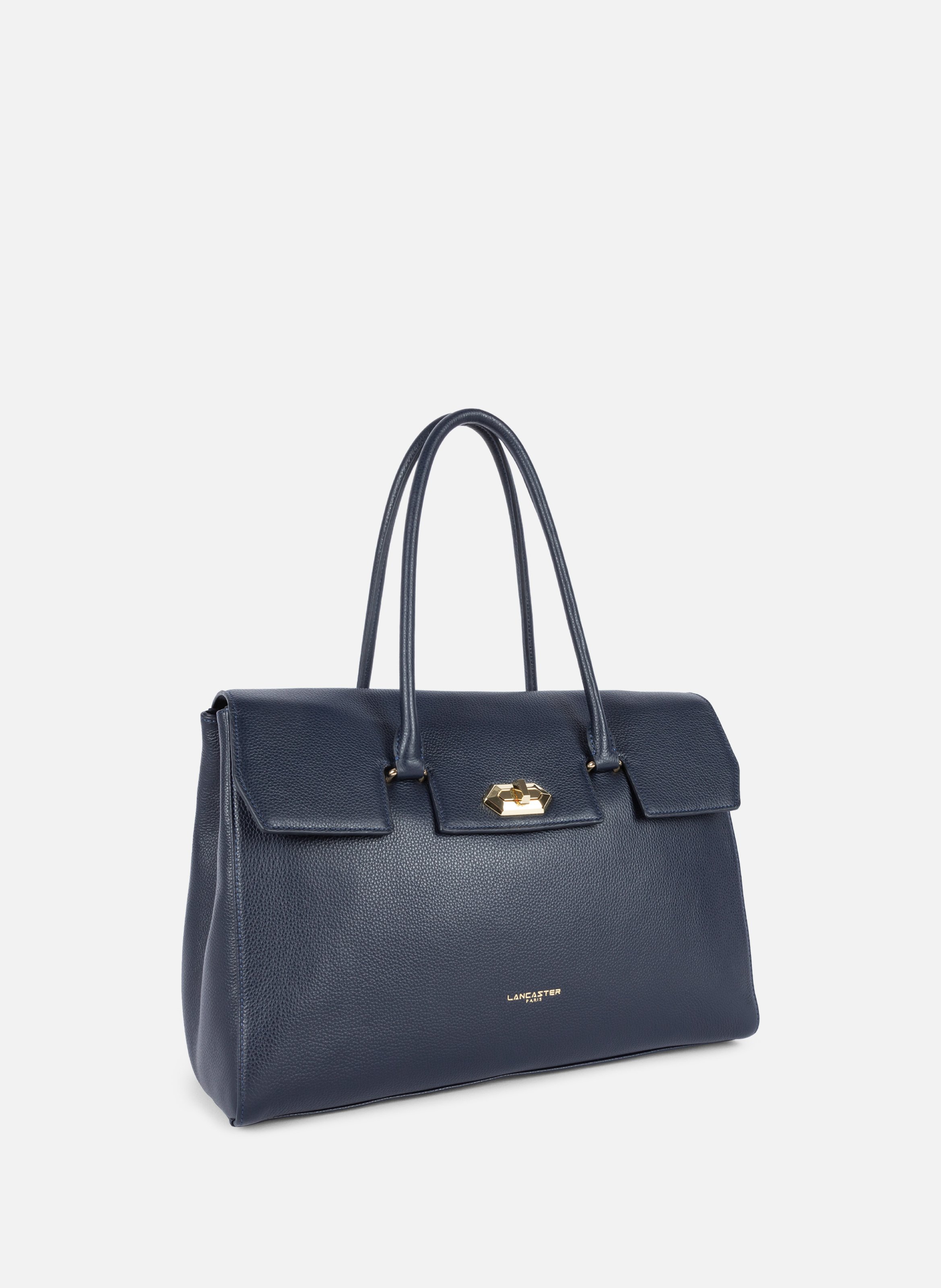 Très grand sac cabas épaule - milano cosmos LANCASTER Bleu