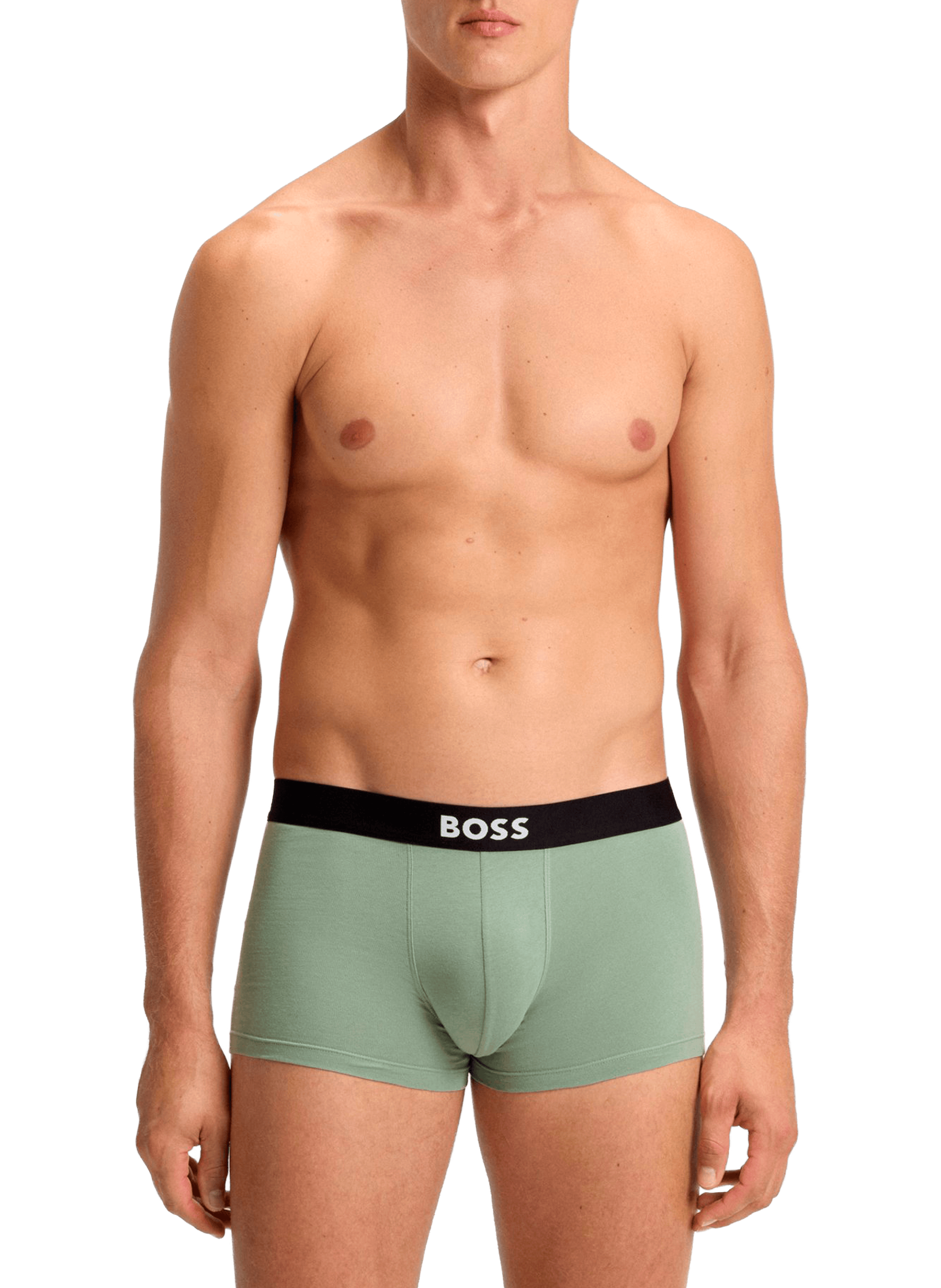 Lot de 3 boxers en coton mélangé BOSS Multicolore