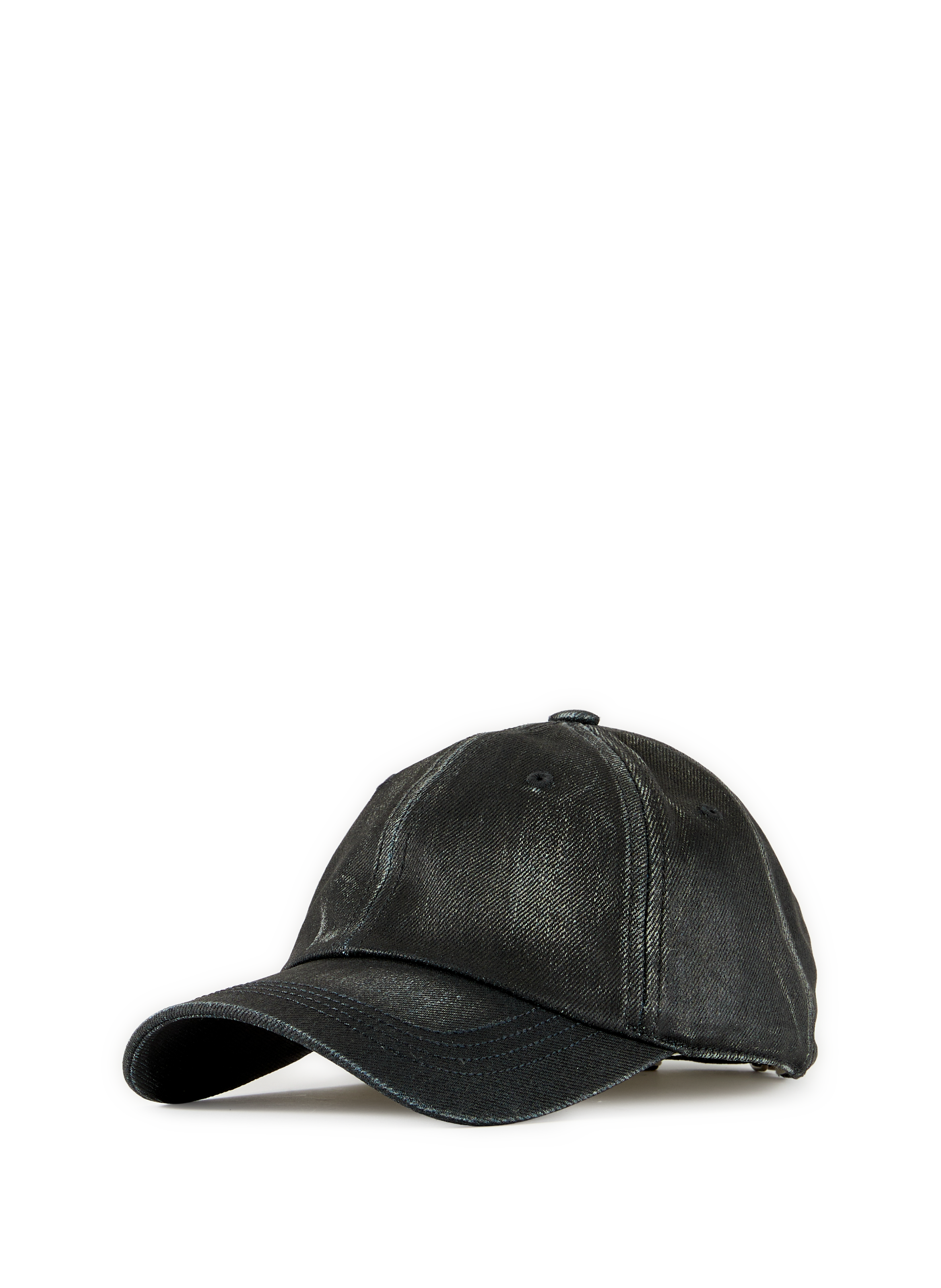 Faded cotton blend cap ACNE STUDIOS Black