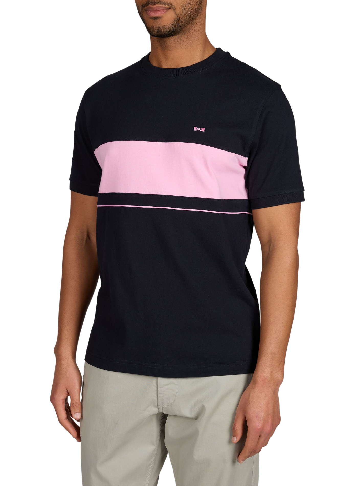 Classic Cotton T-Shirt EDEN PARK Blue