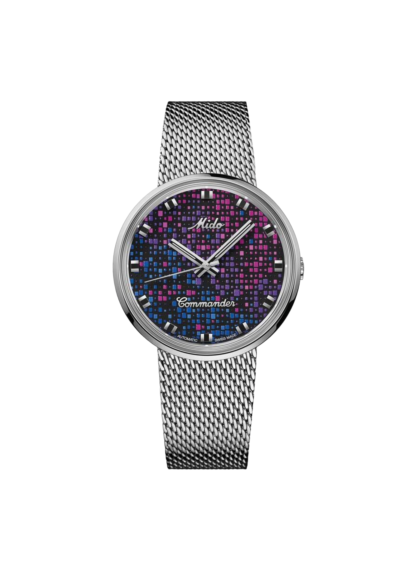 Montre Commander 1959 en acier inoxydable MIDO Multicolore
