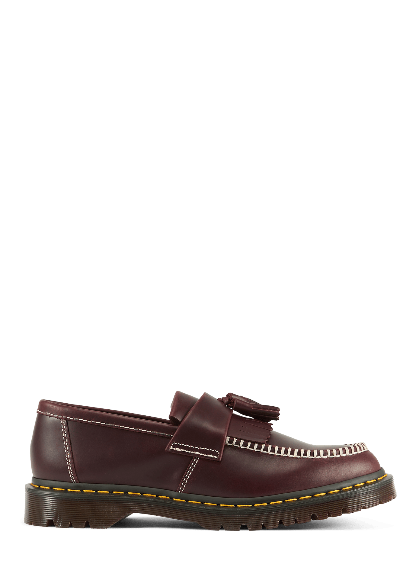 Smooth leather Adrian loafers DR. MARTENS Red