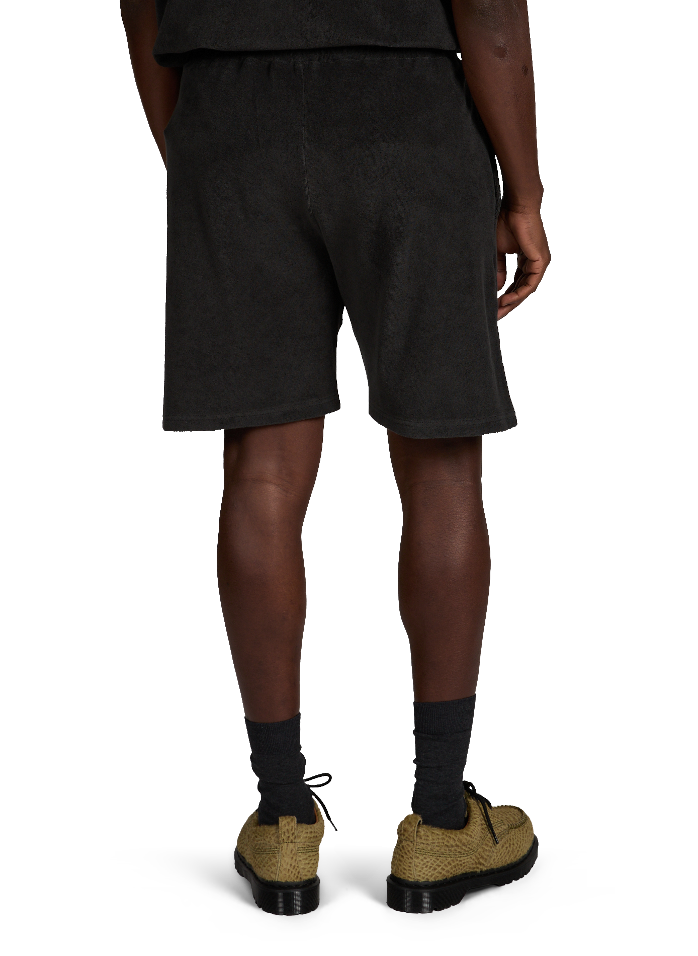 Short sponge Palm Tree in cotton MAISON LABICHE Black