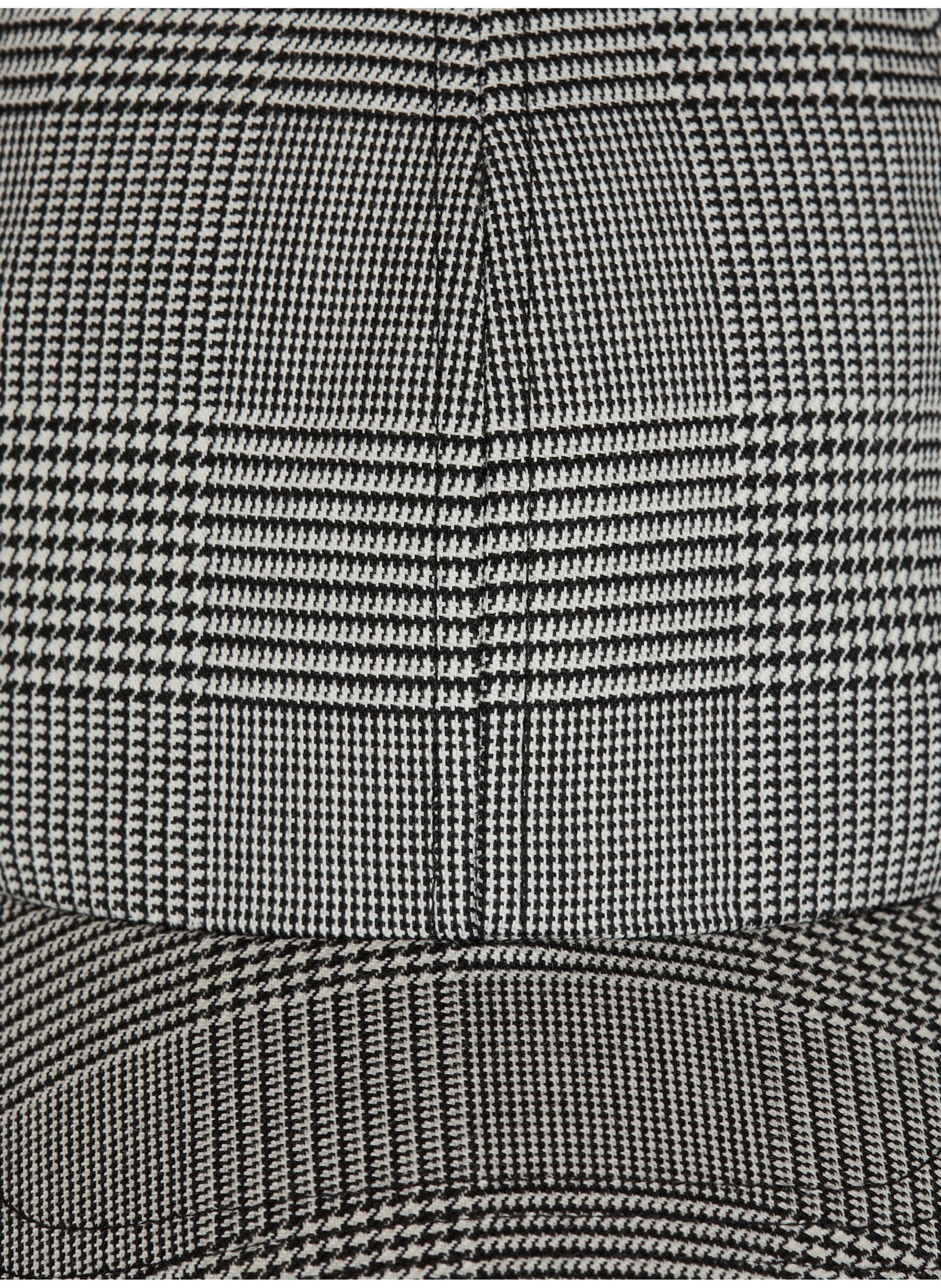 Casquette à motif prince de galles BALMAIN Noir