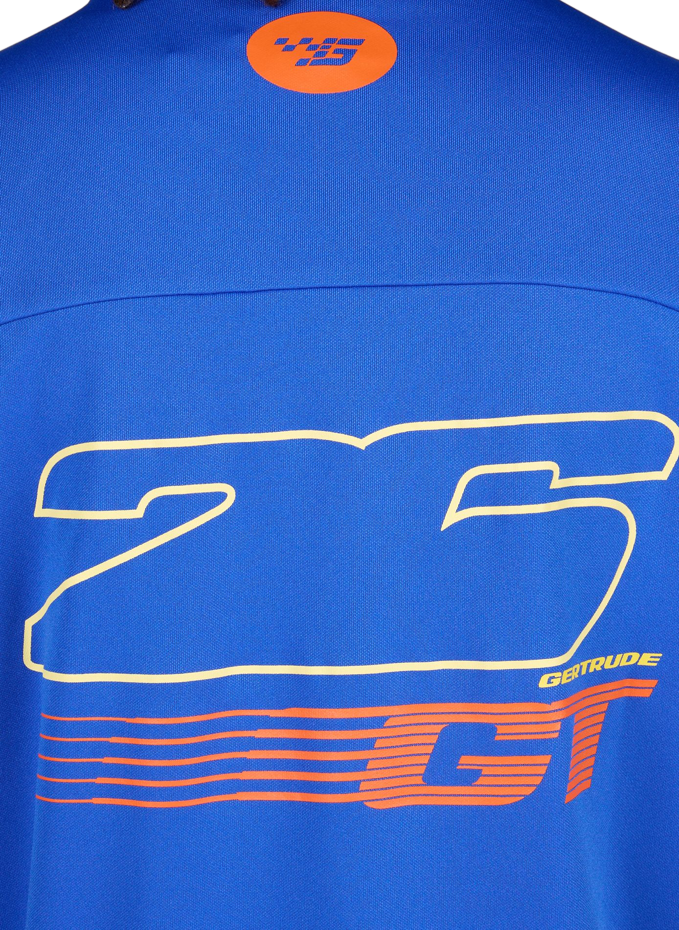 Oversized screen-printed T-shirt GERTRUDE ET GASTON Blue