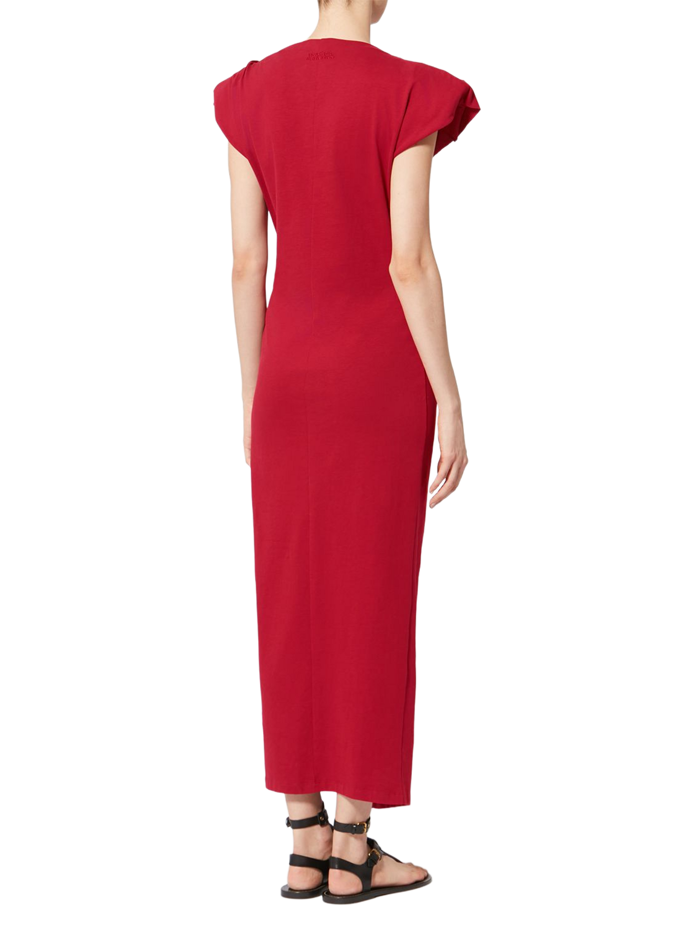 Nadela cotton jersey dress ISABEL MARANT Red