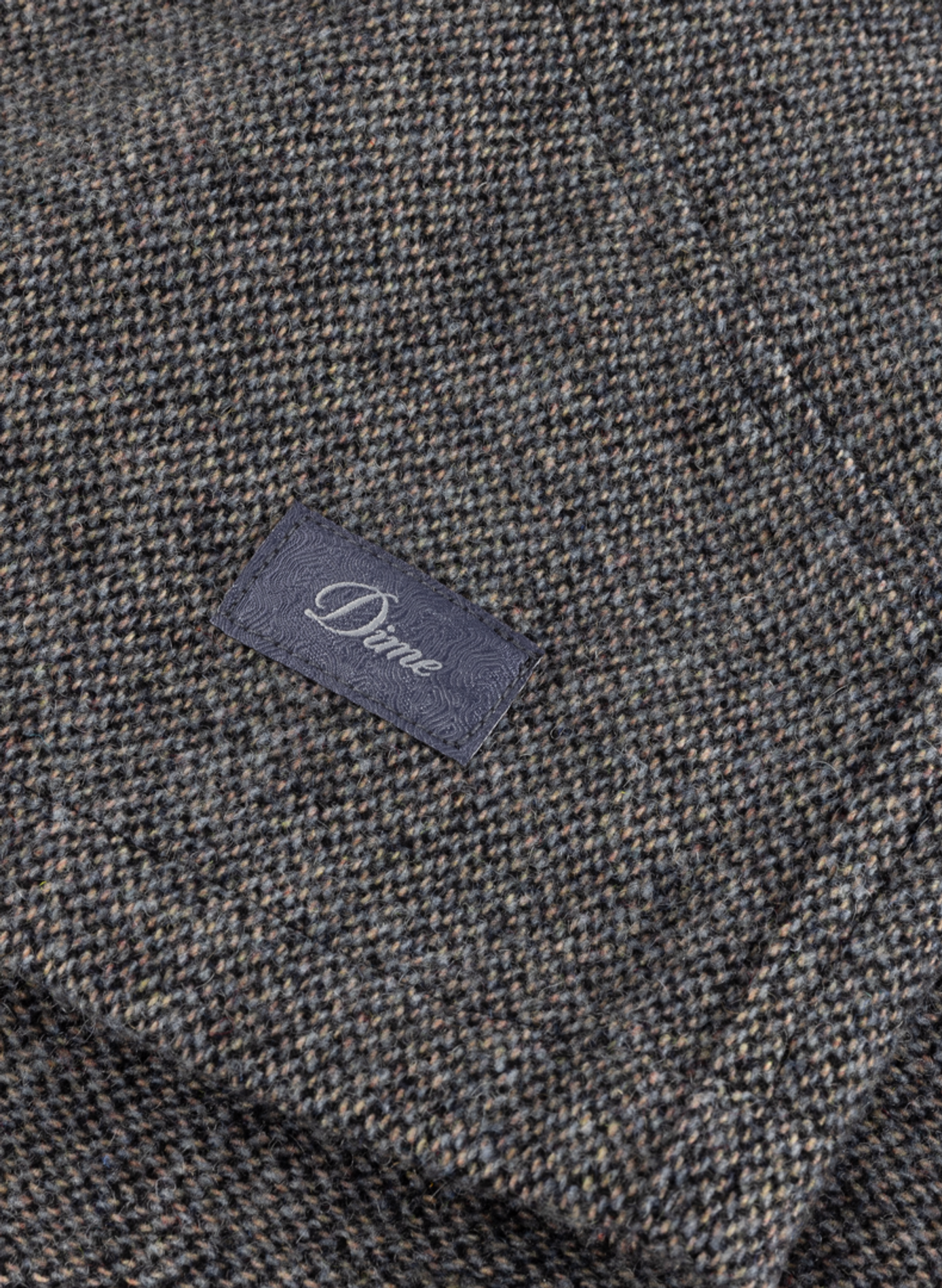 Surchemise effet tweed en laine mélangée DIME Gris
