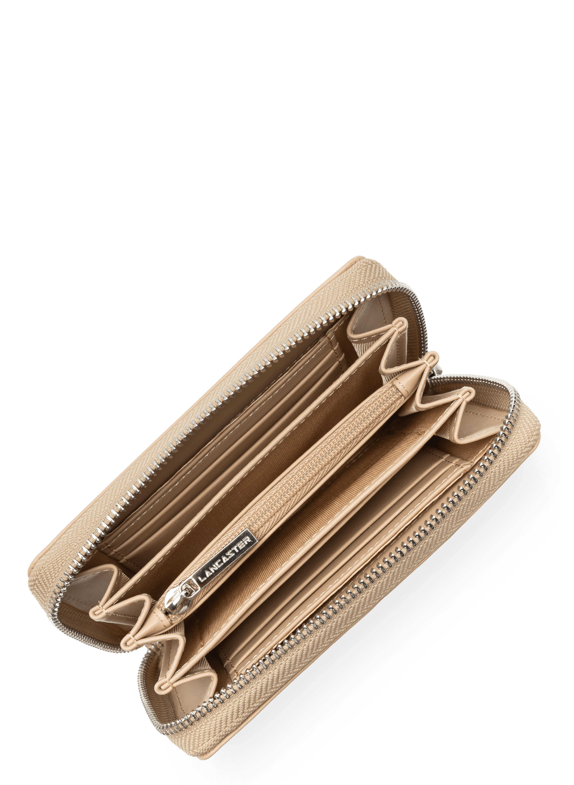 Wallet - paris pm LANCASTER Beige