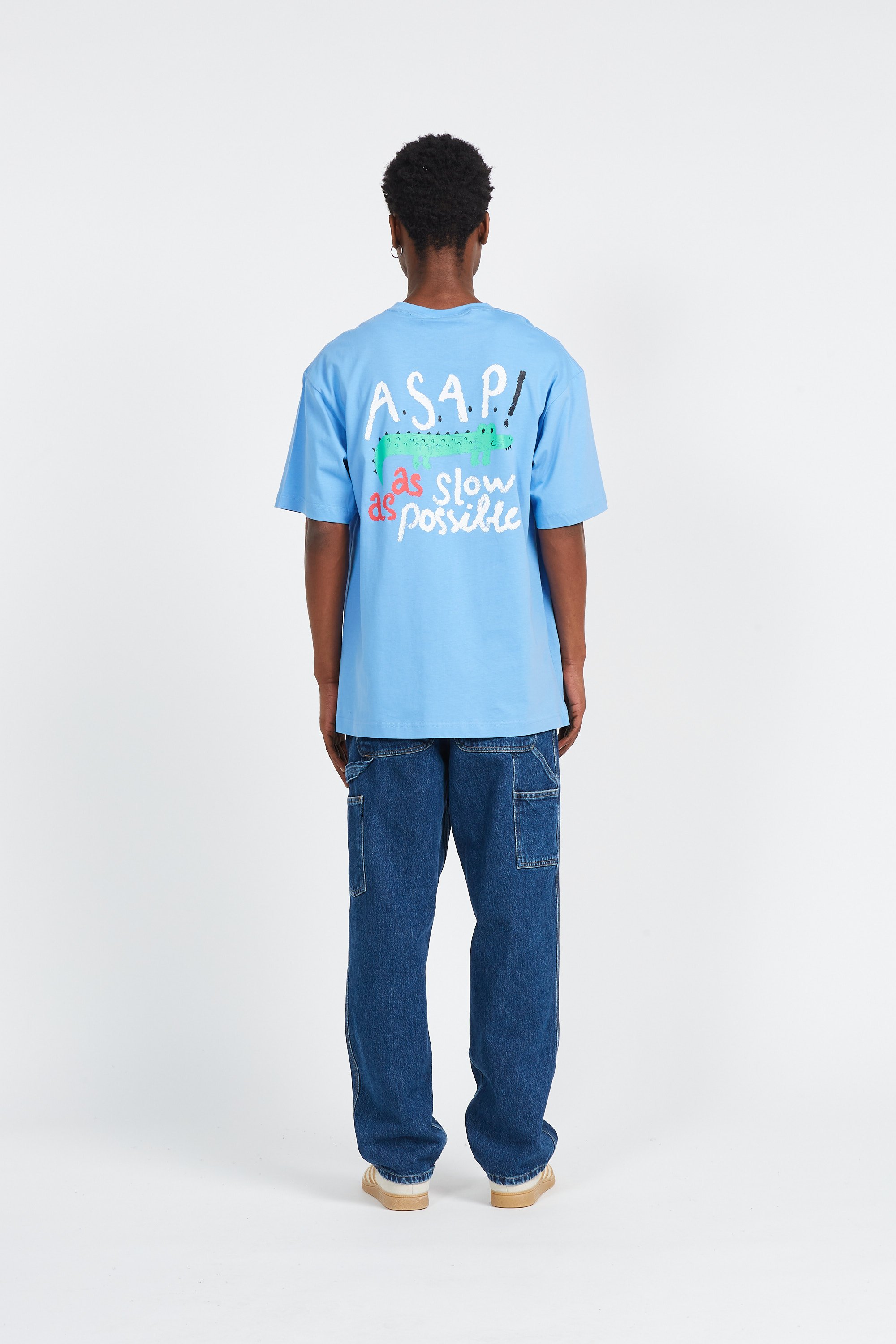 Jean single knee CARHARTT WIP Bleu