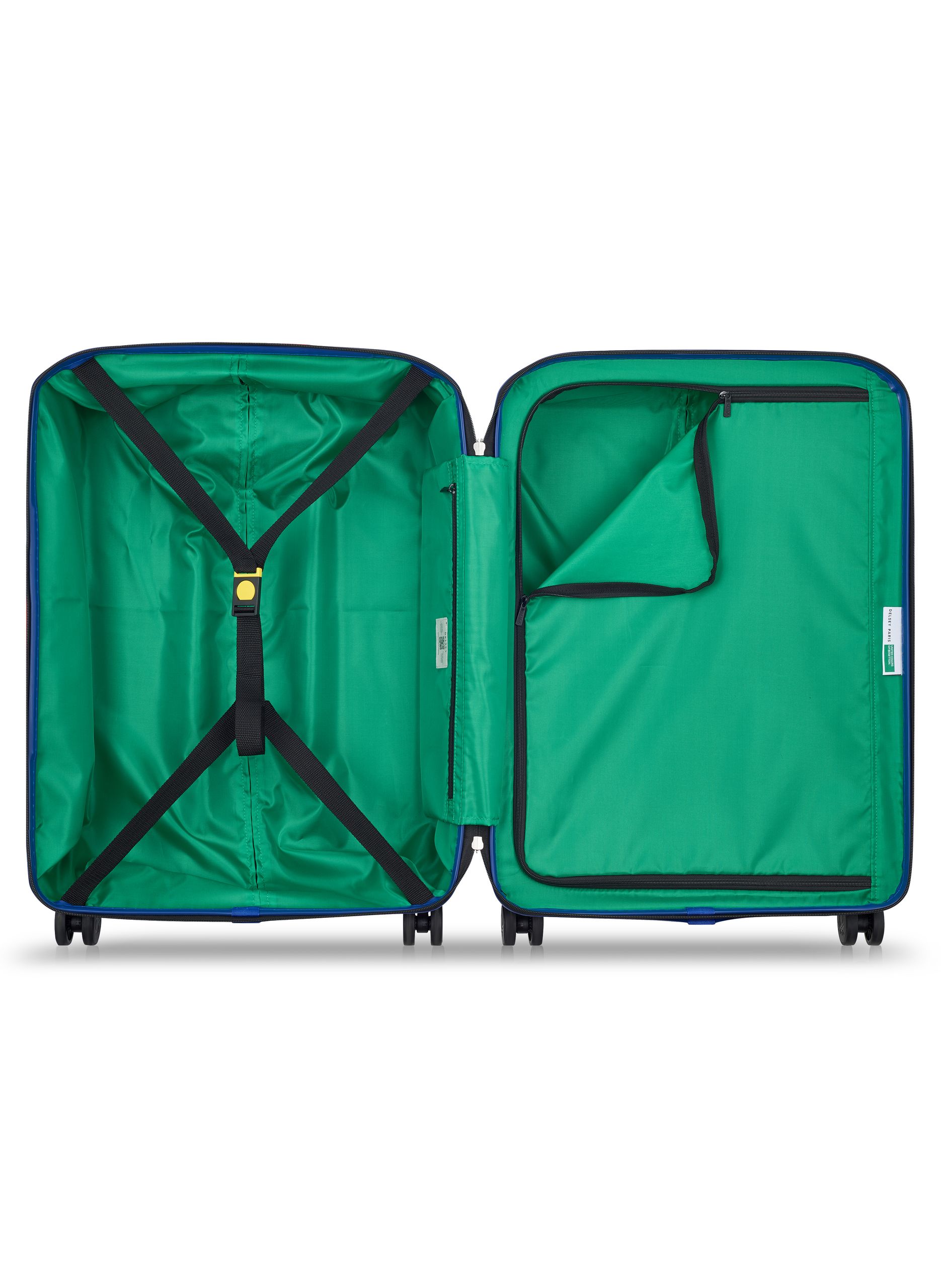 Valise soute rigide taille l - united DELSEY PARIS Blanc