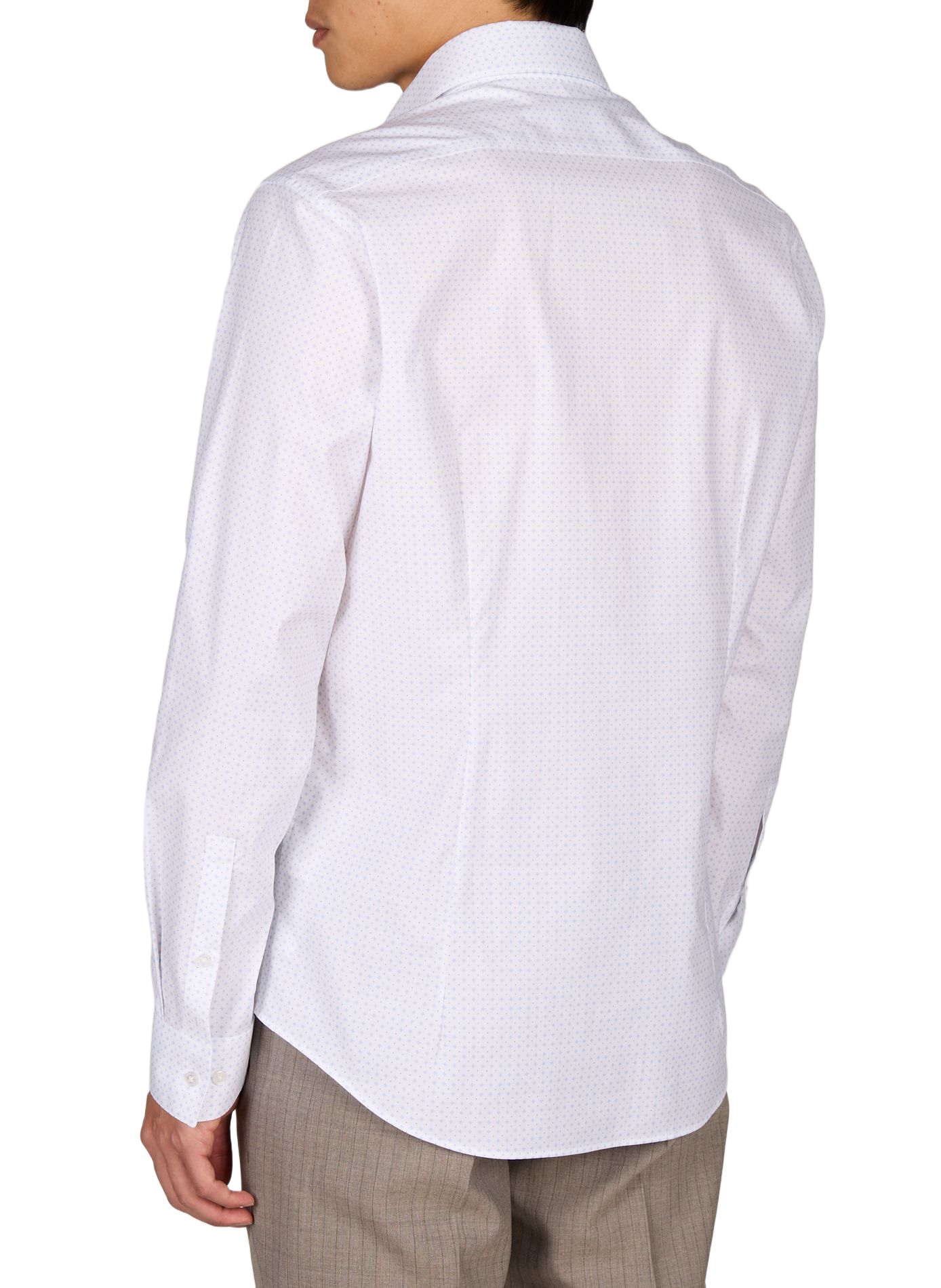 Printed cotton-blend shirt CALVIN KLEIN Blue