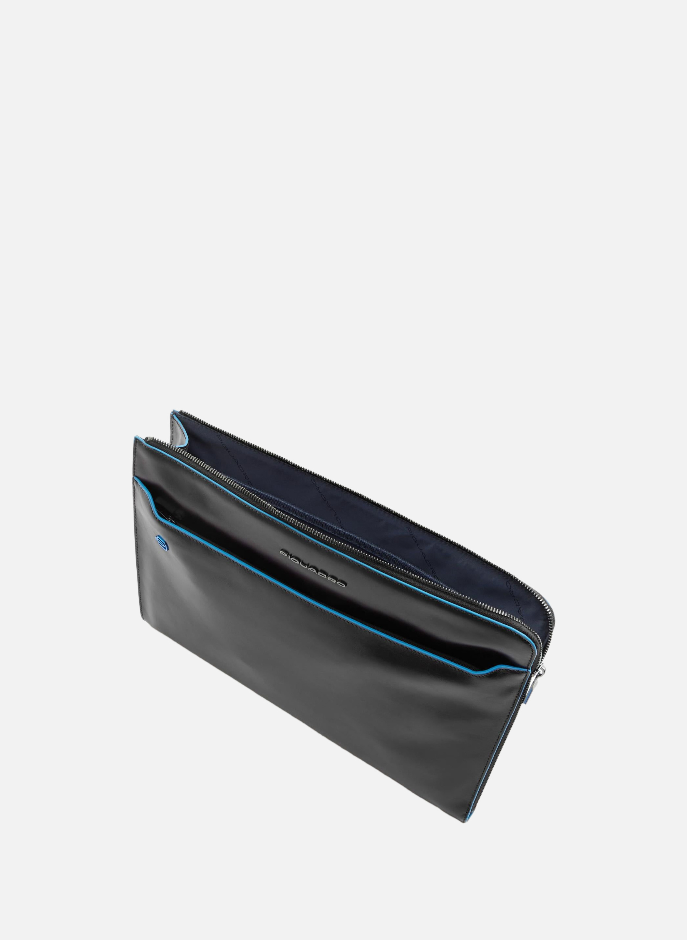 Hoes voor 13,3" laptop met handvatten PIQUADRO Zwart
