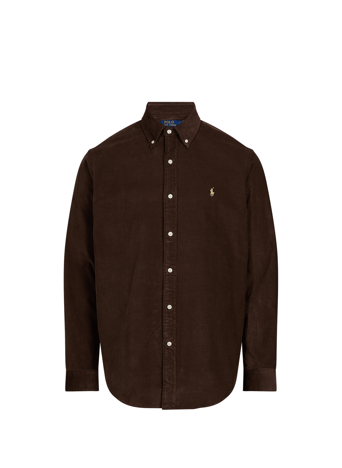 Straight corduroy shirt in cotton POLO RALPH LAUREN Beige