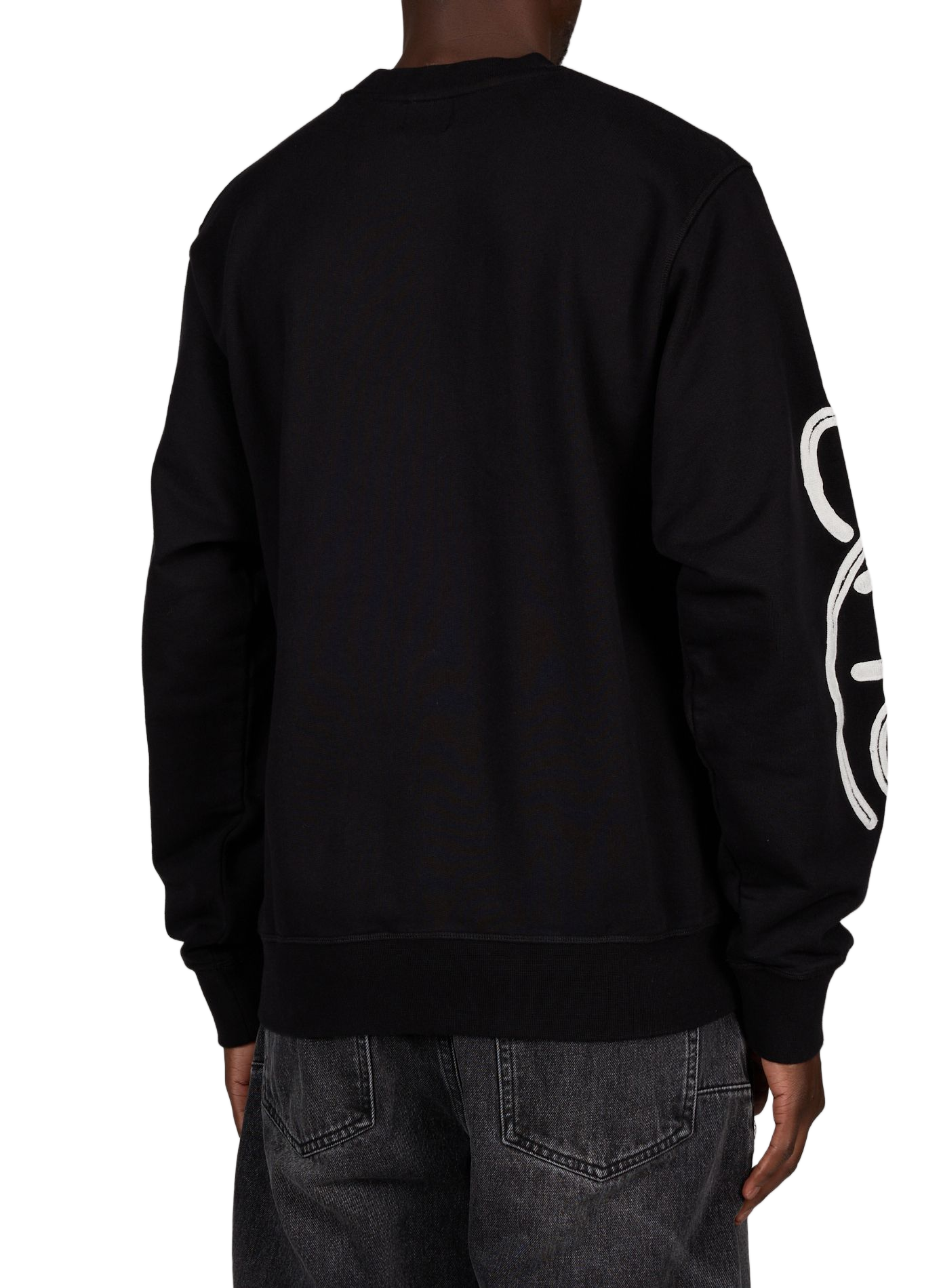 Oversize Rundhals-Sweatshirt aus Baumwolle ARTE ANTWERP Schwarz