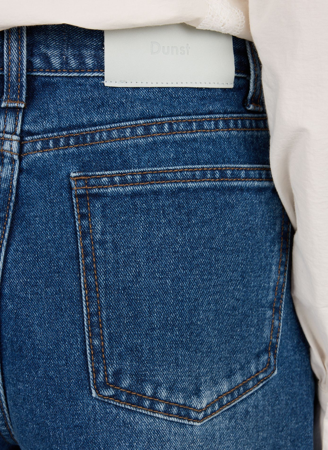Wide cotton jeans DUNST Blue