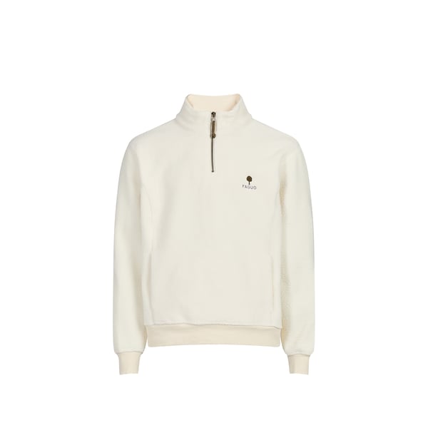 Polaire col montant zippé uni Polaire col montant zippé uni