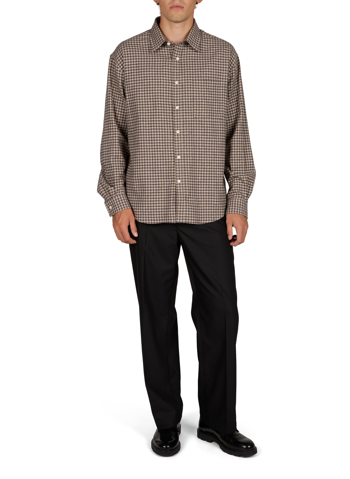 Rechte geruite blouse NN.07 Veelkleurig