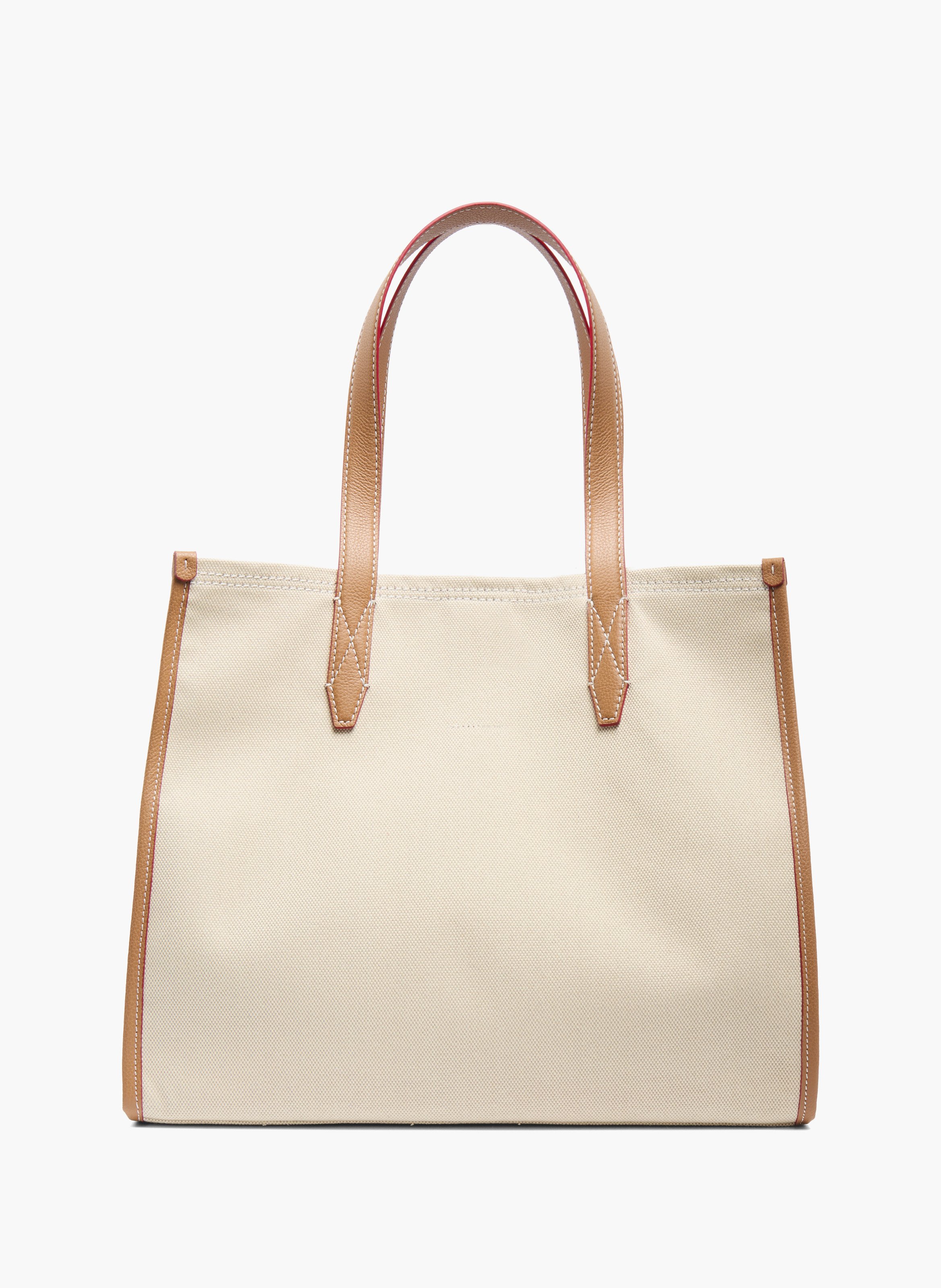 Sac cabas capsule lancel 150y en animation toile 150y : toile texturee & cuir de vachette lisse LANCEL Multicolore