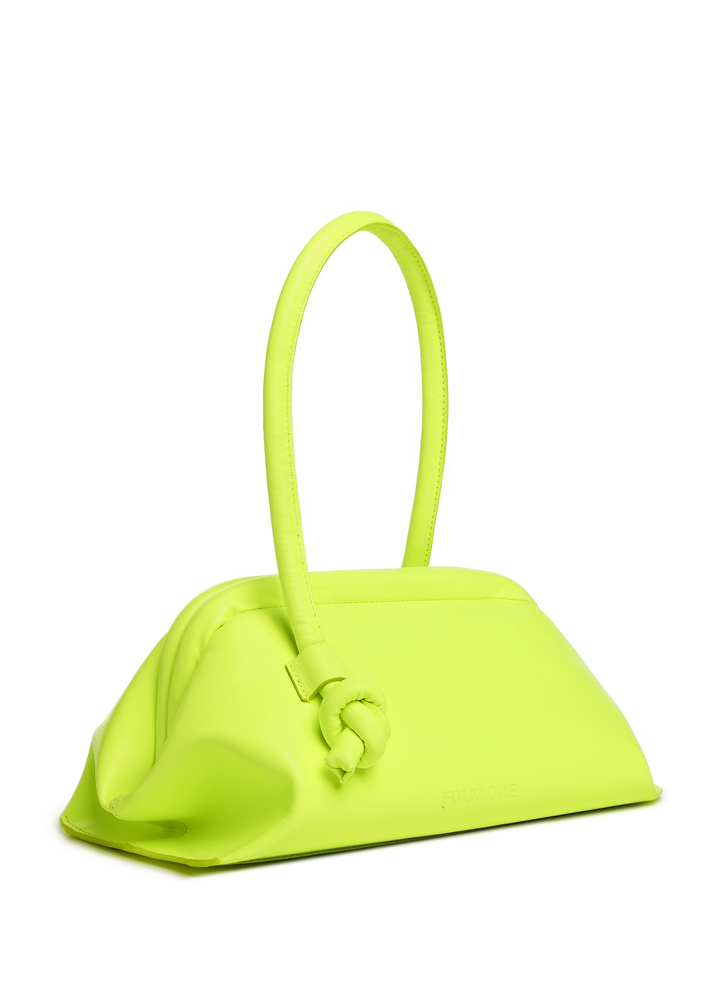 Sac à main Money en cuir FOLKLORE Jaune