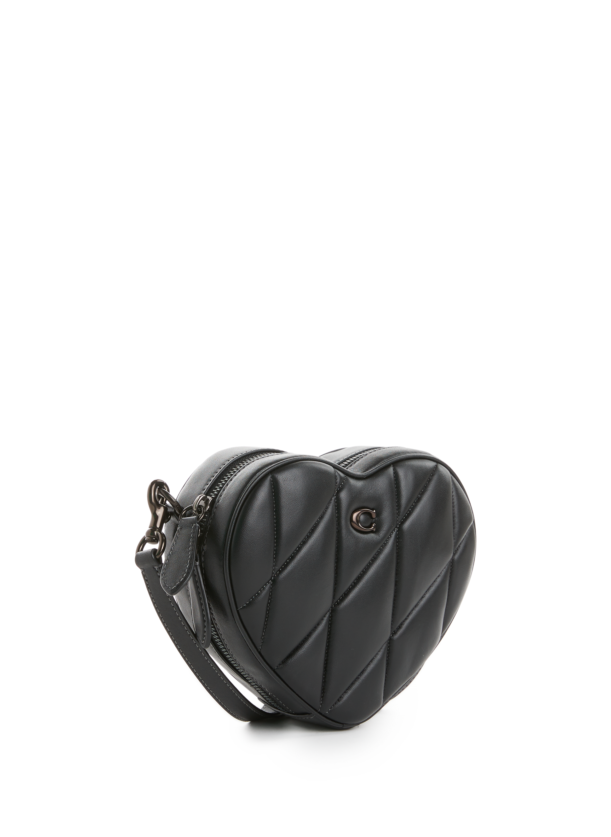 Sac à bandoulière Heart en cuir matelassé