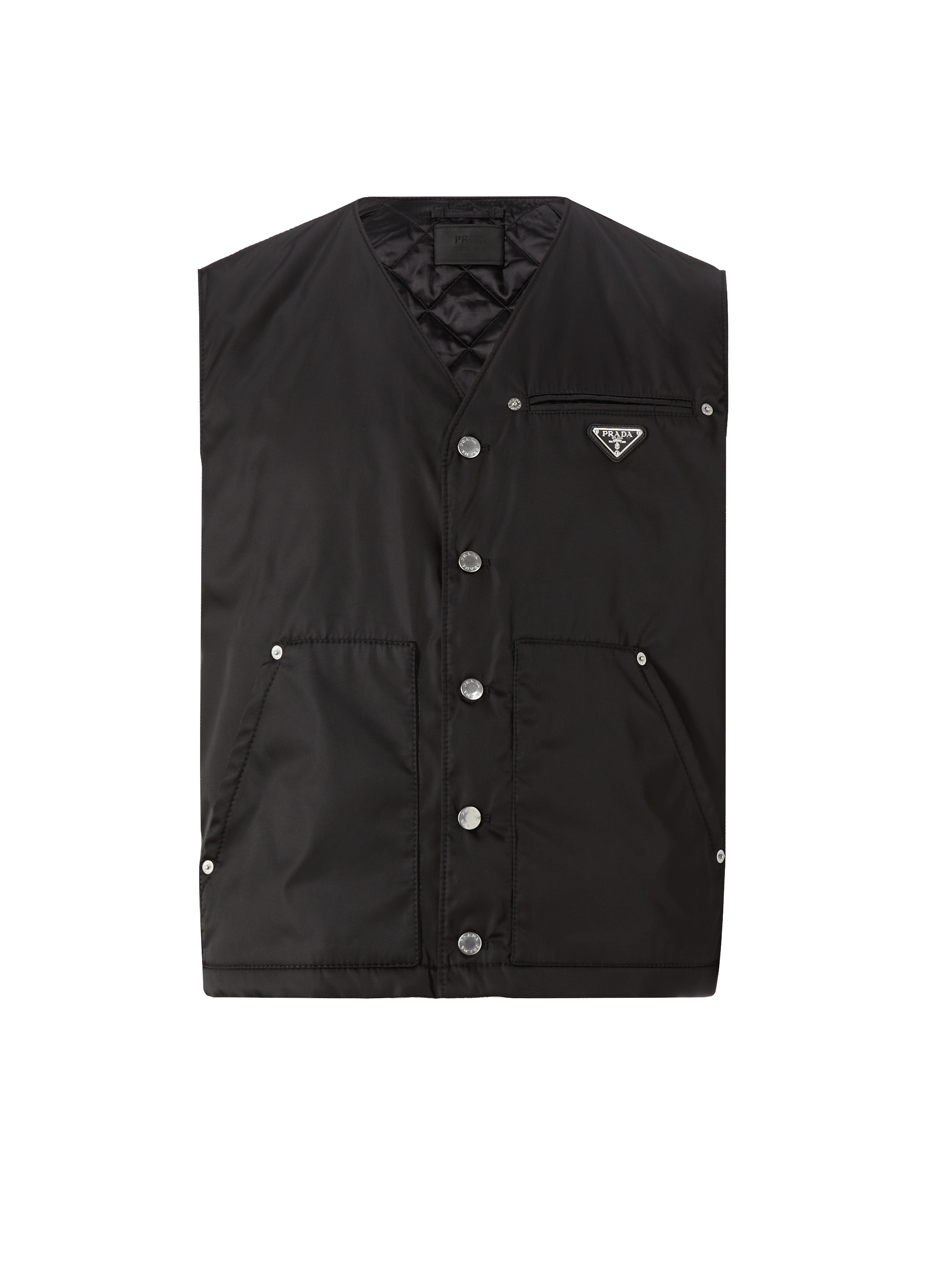 PRADA Veste sans manches  Noir