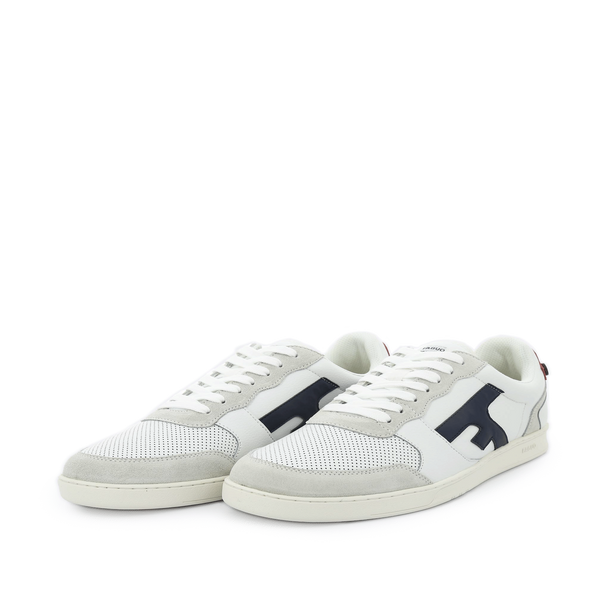 Faguo Hazel Leather Trainers In Neutral