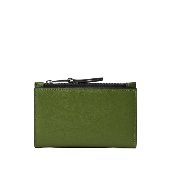 Porte-cartes à logo en cuir mélangé