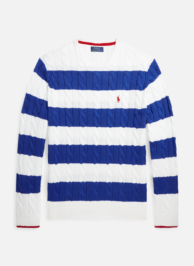 POLO RALPH LAUREN striped cotton sweater