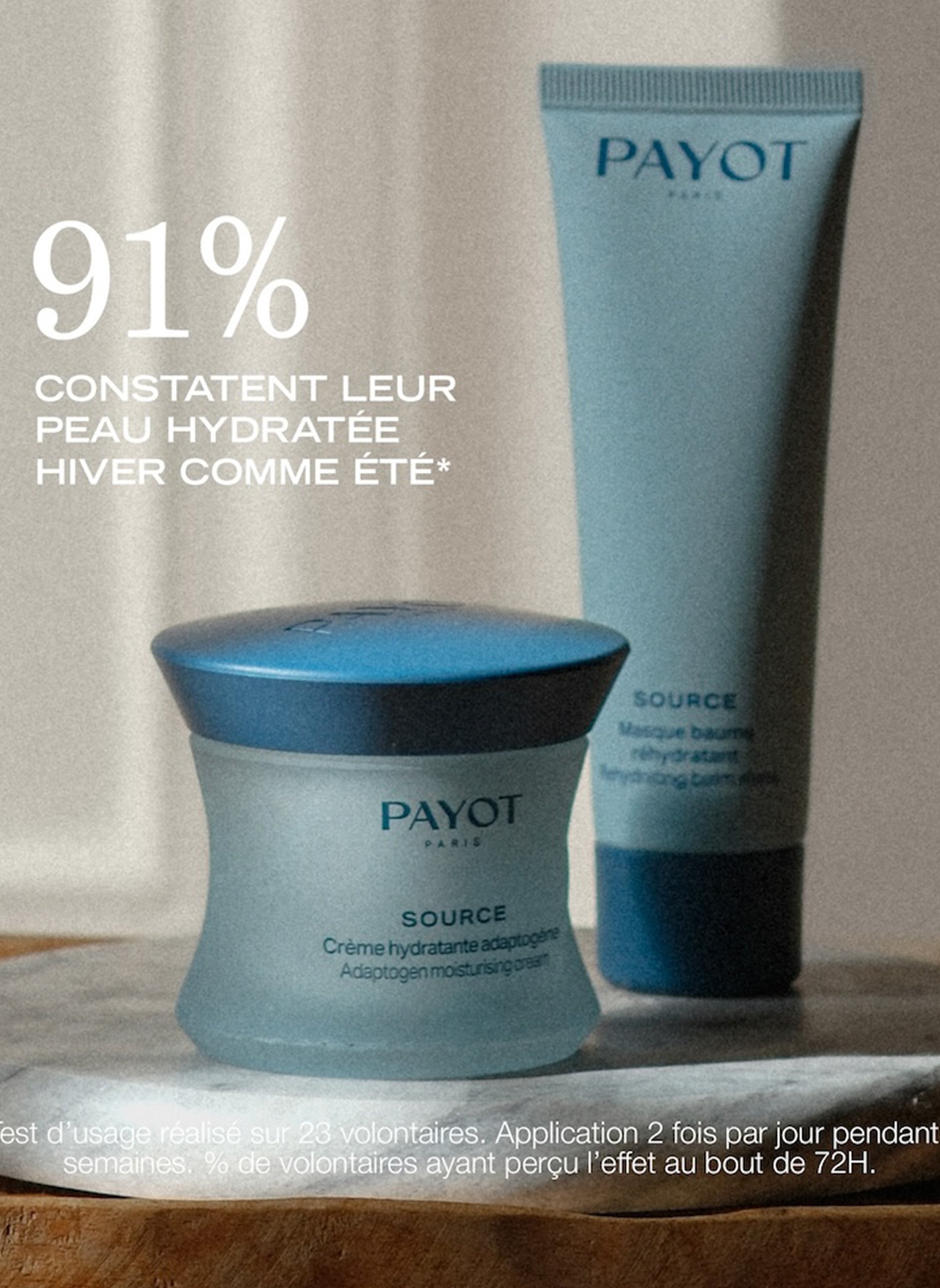 Source - Crème hydratante adaptogène PAYOT No color