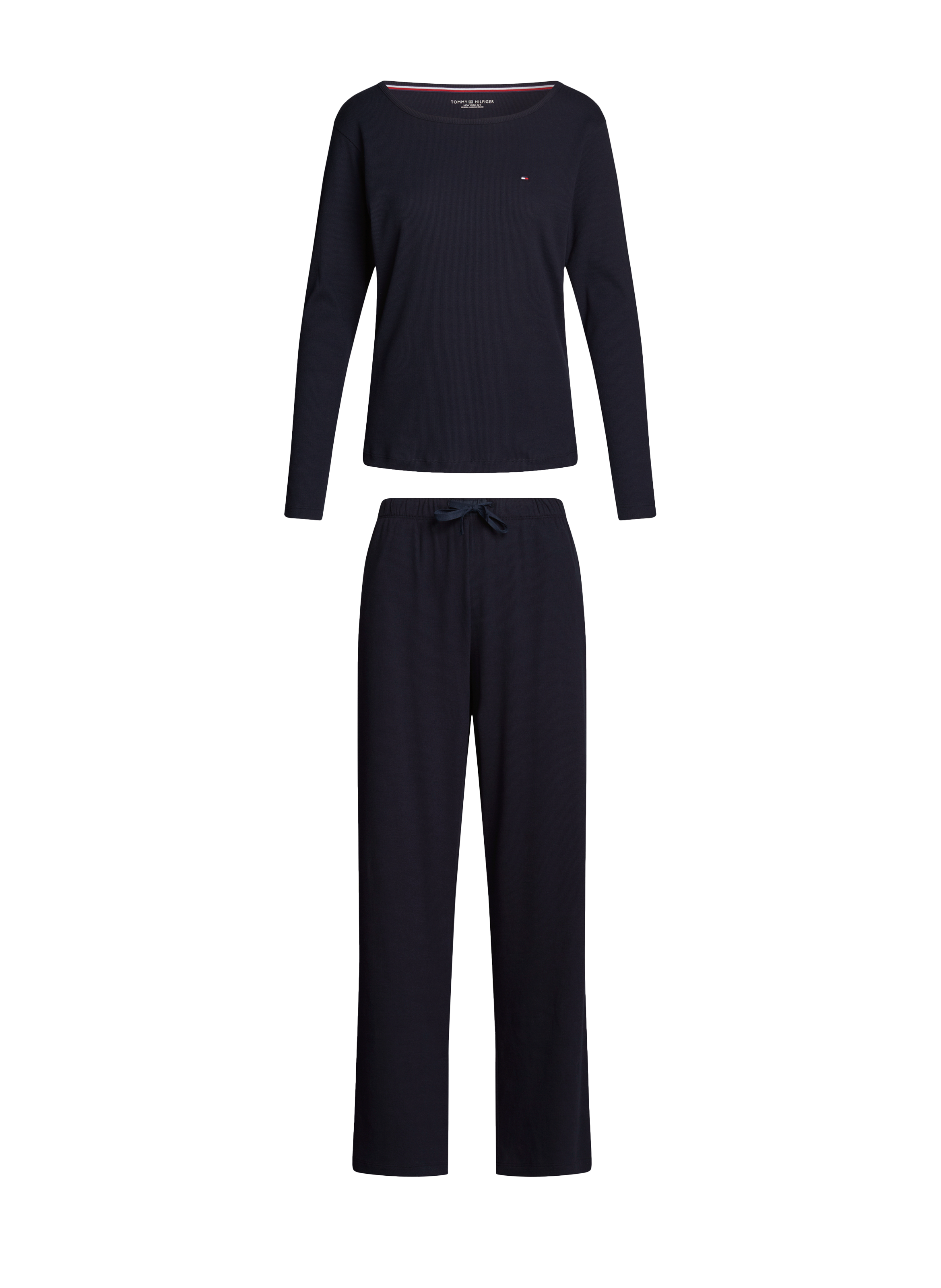 Ensemble de pyjama en coton TOMMY HILFIGER Bleu