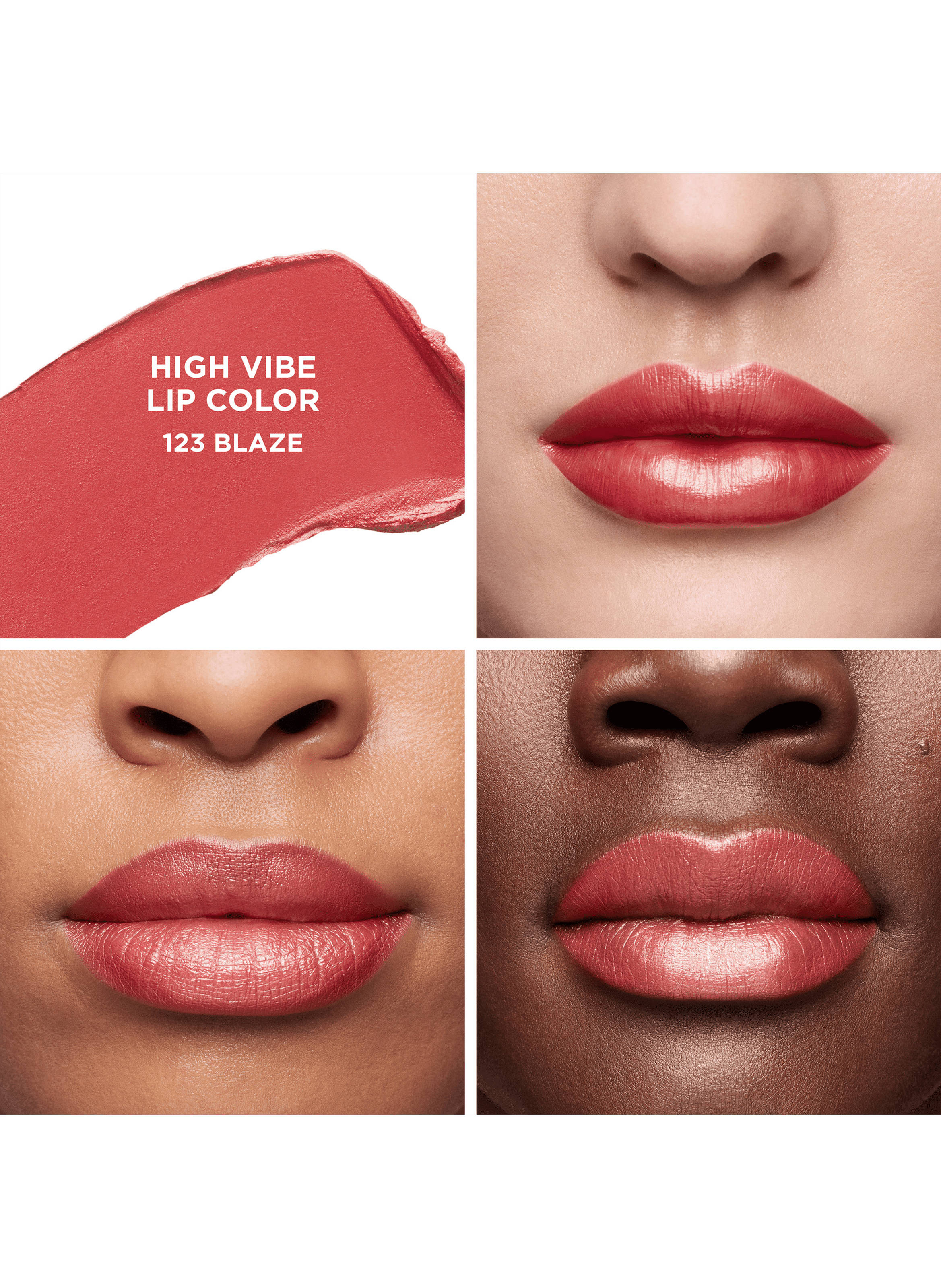 Lipstick - High Vibe Lip Color 123 blaze